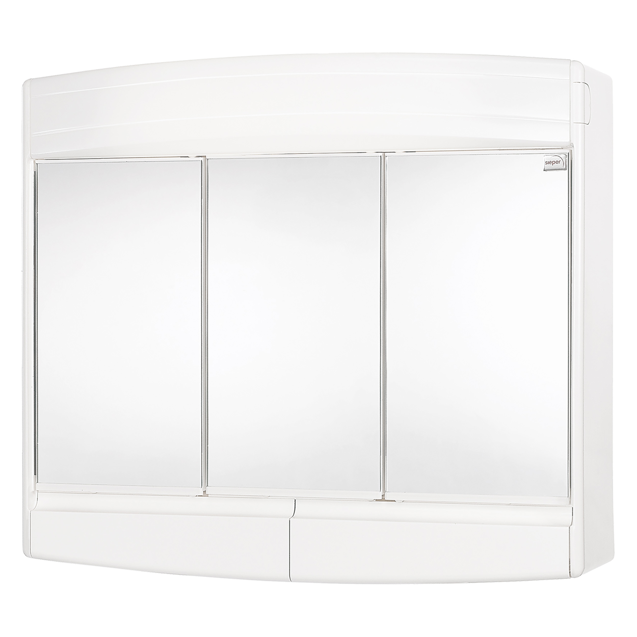 36.403.00 Differnz Topas-eco spiegelkast 3-deurs wit 60 x 18 x 53 cm