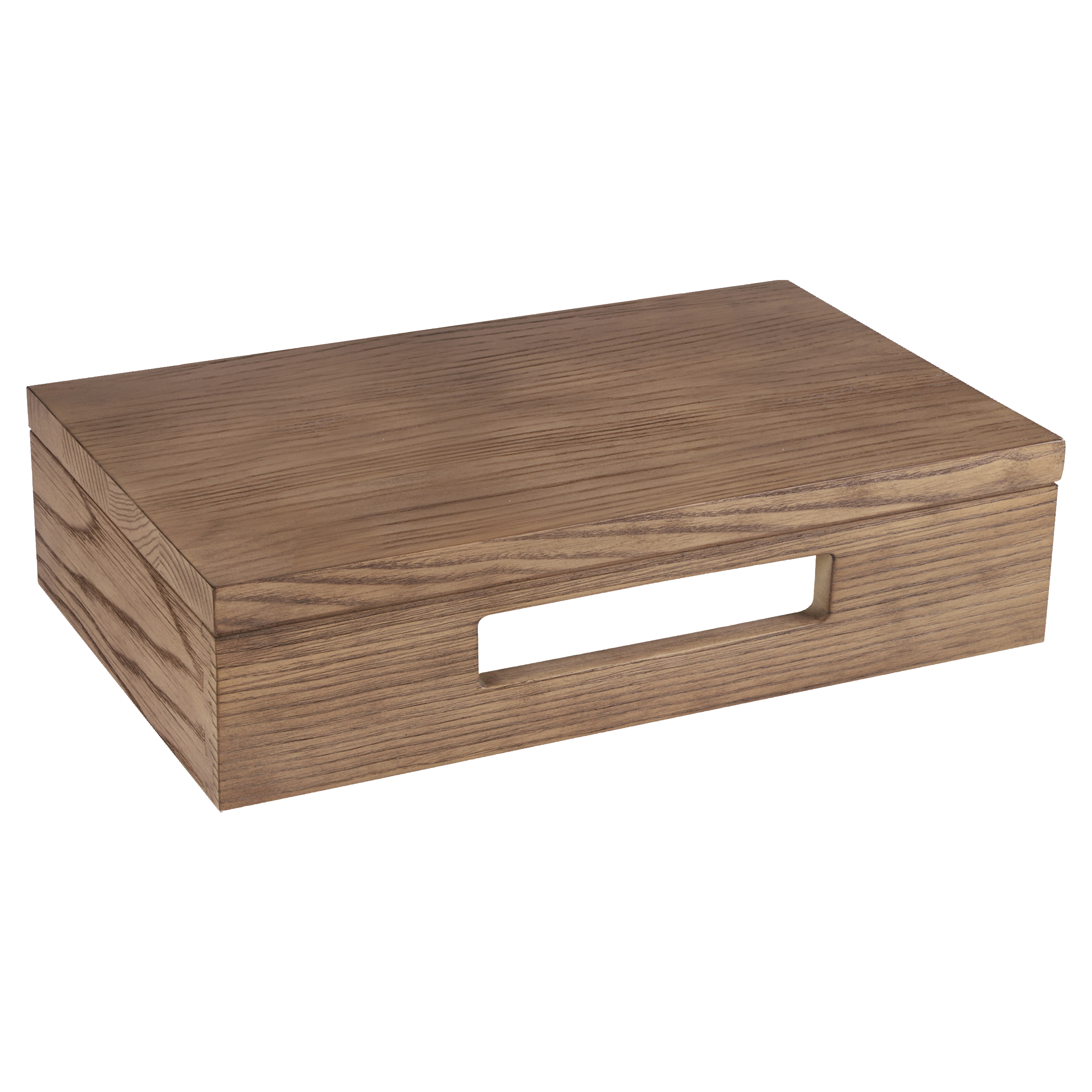 36.750.01 Differnz  wastafelplank  bruin eiken 40 x 25 x 10 cm