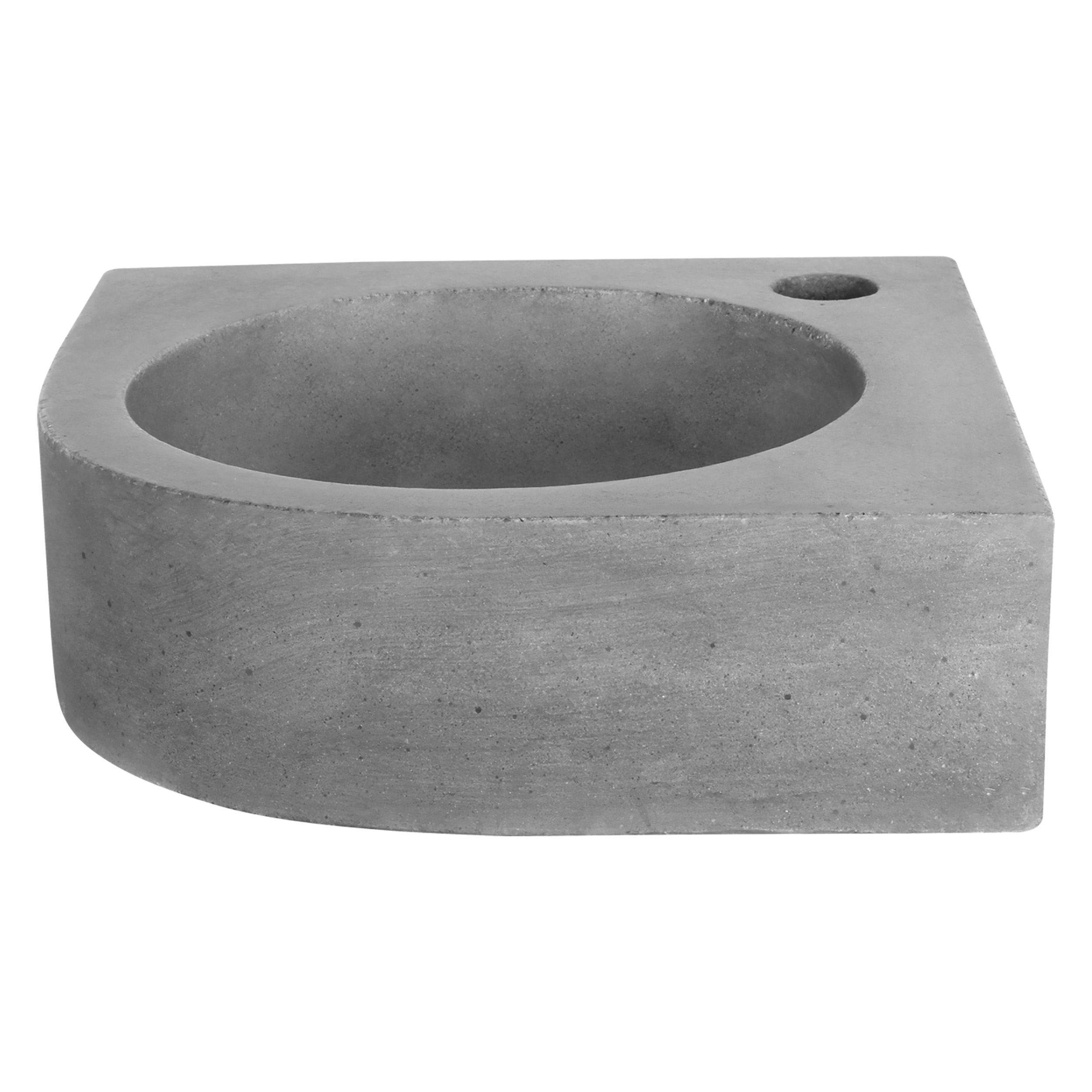 38.005.37 Differnz Cleo fontein beton donkergrijs 31.5 x 31.5 x 10 cm