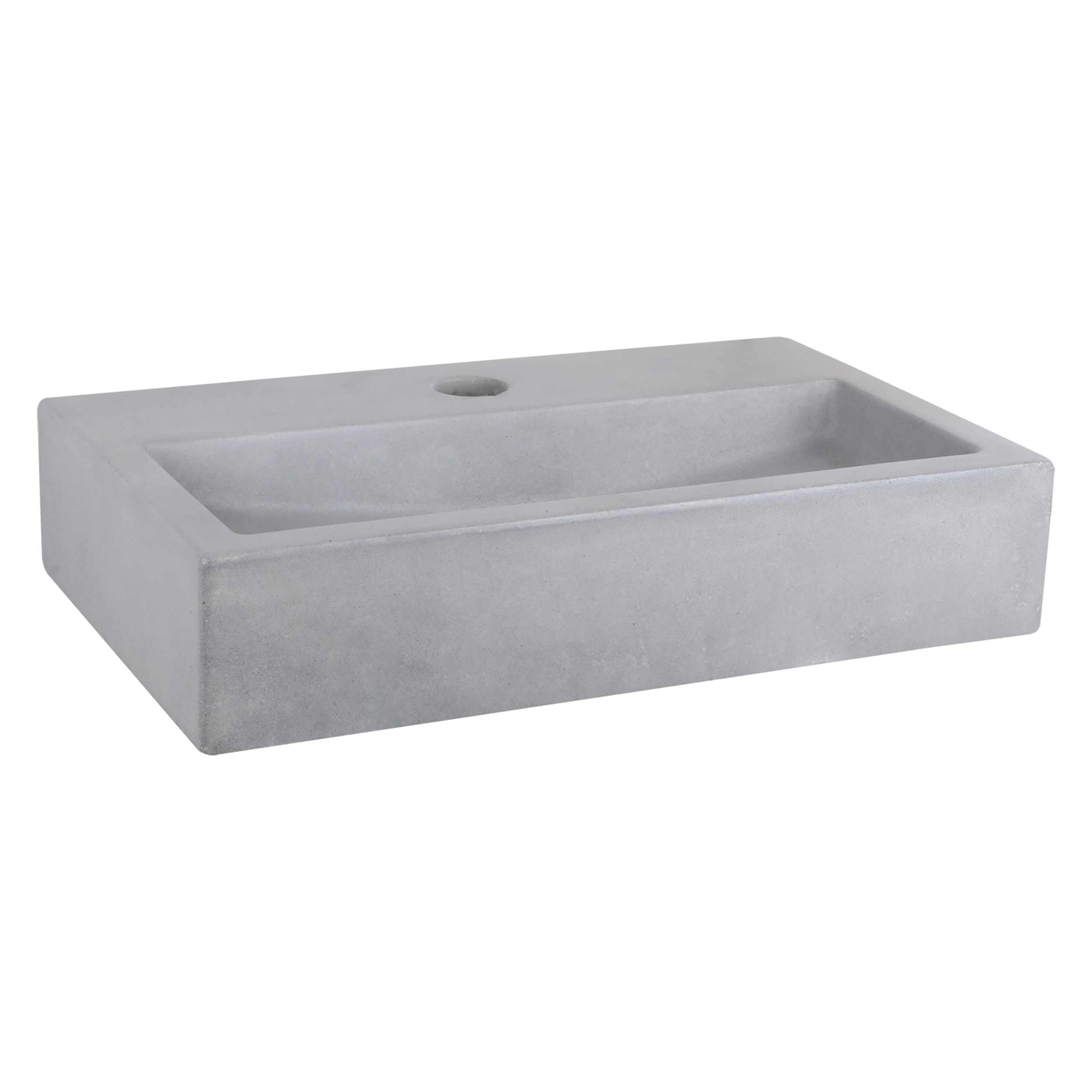 38.005.38 Differnz Flat fontein beton lichtgrijs 38 x 24 x 8 cm