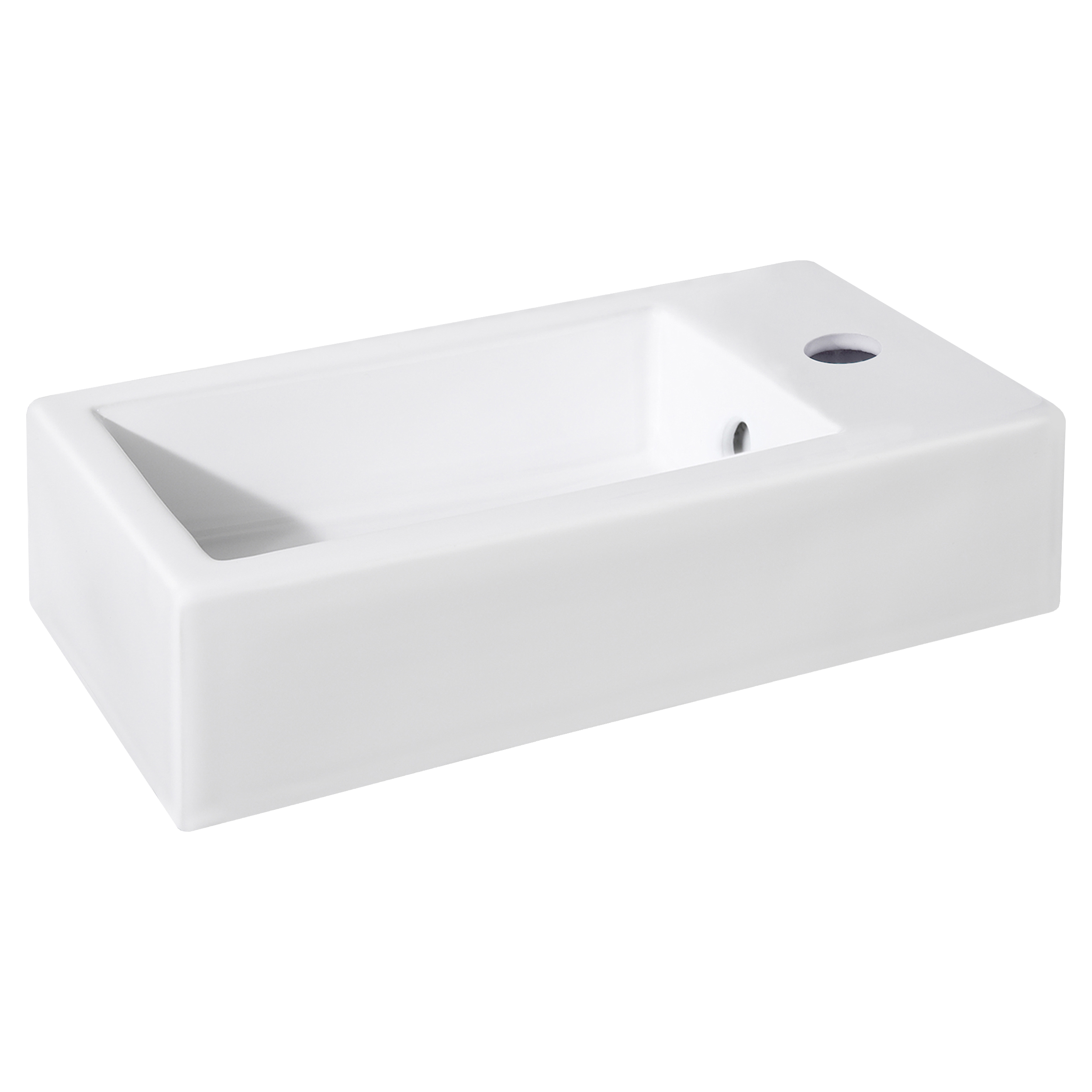 38.005.77 Differnz Hura L fontein  mat wit 40 x 22 x 11.5 cm (tolerantie: +/- 5mm)