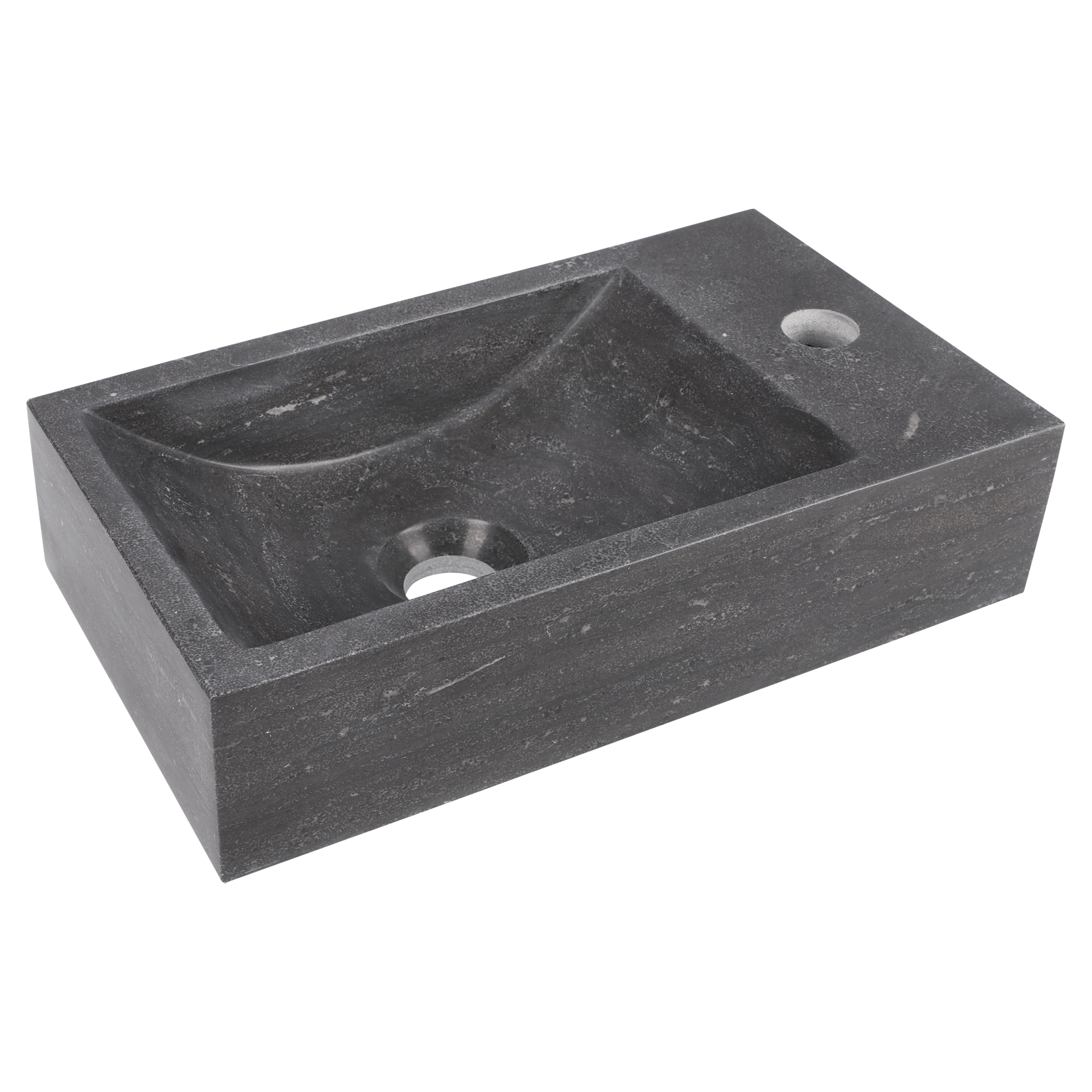 38.005.79 Differnz Hura L fontein limestone  40 x 22 x 11 cm