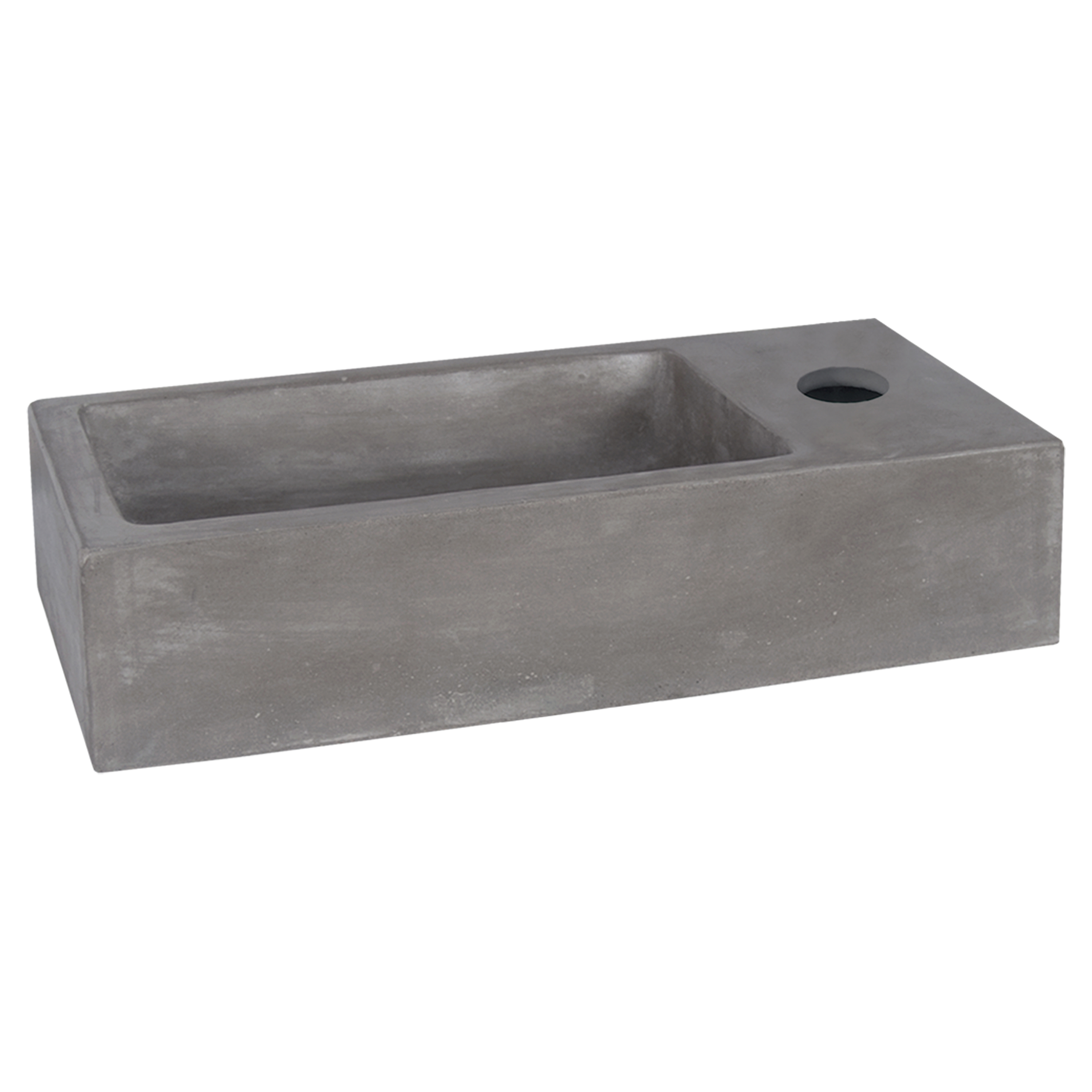 38.005.82 Differnz Hura L fontein  donkergrijs 40 x 22 x 9 cm