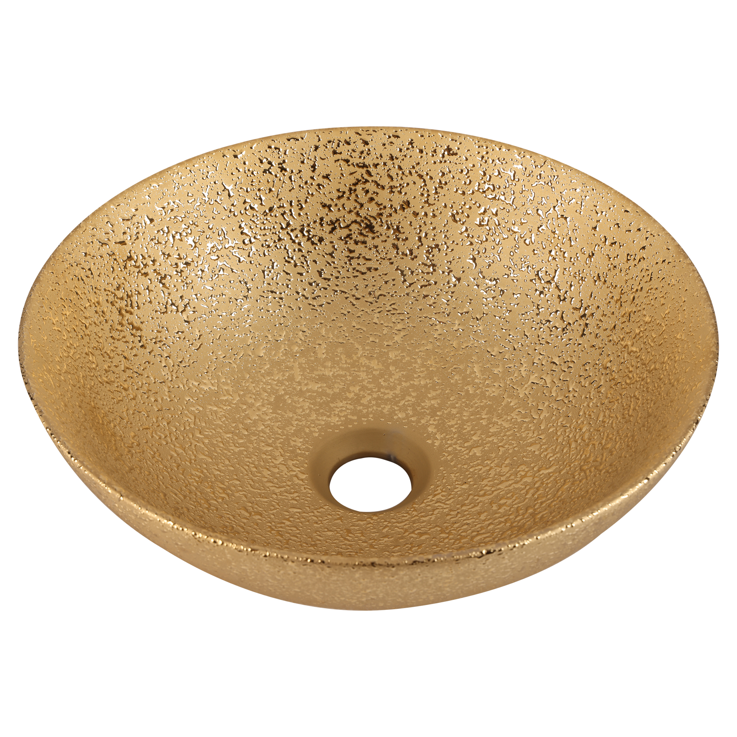 38.009.29 Differnz Bright waskom keramiek goud Ø 36 x 14 cm (tolerantie: +/- 5mm)