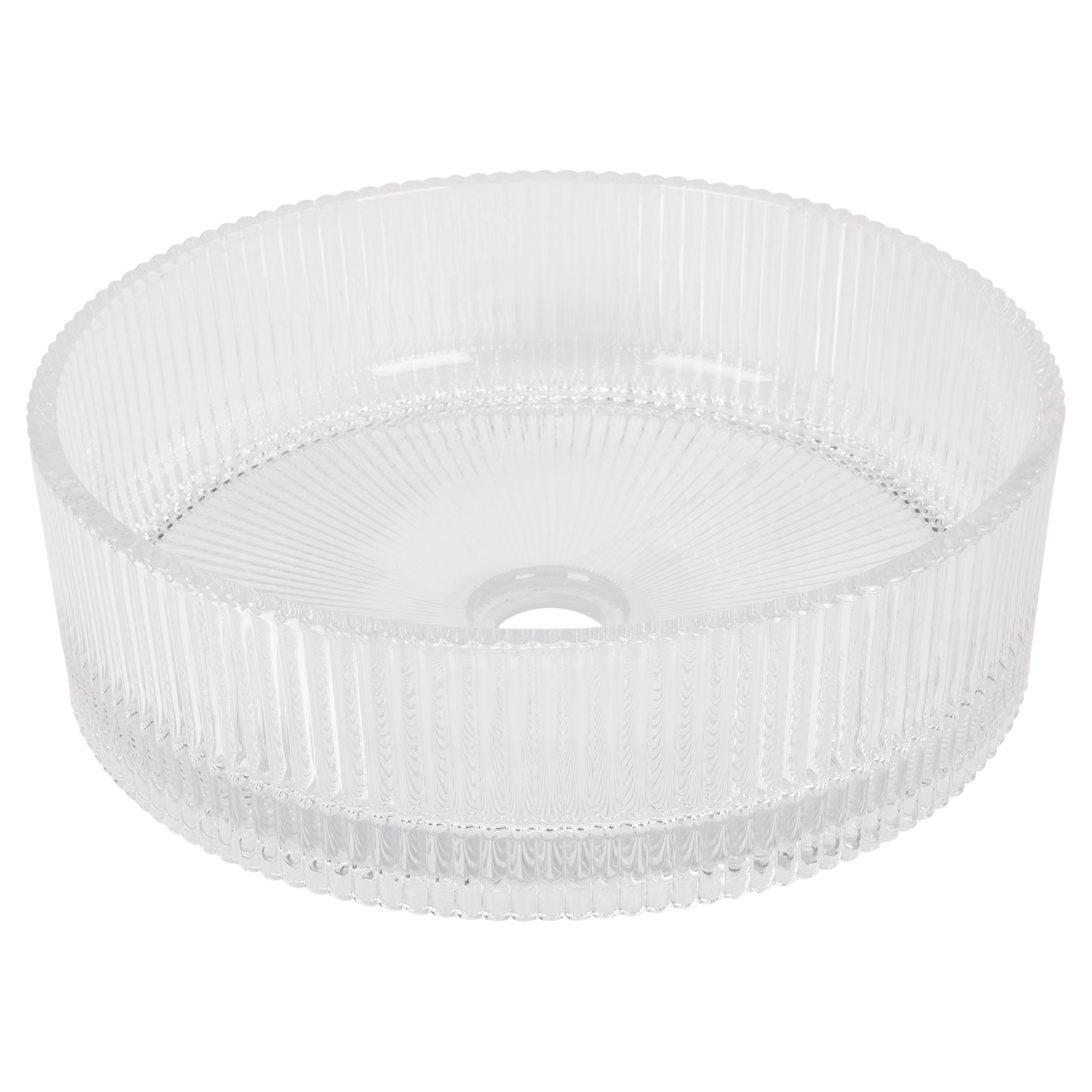 38.009.40 Differnz Halo waskom glas  Ø 39.5 x 12 cm