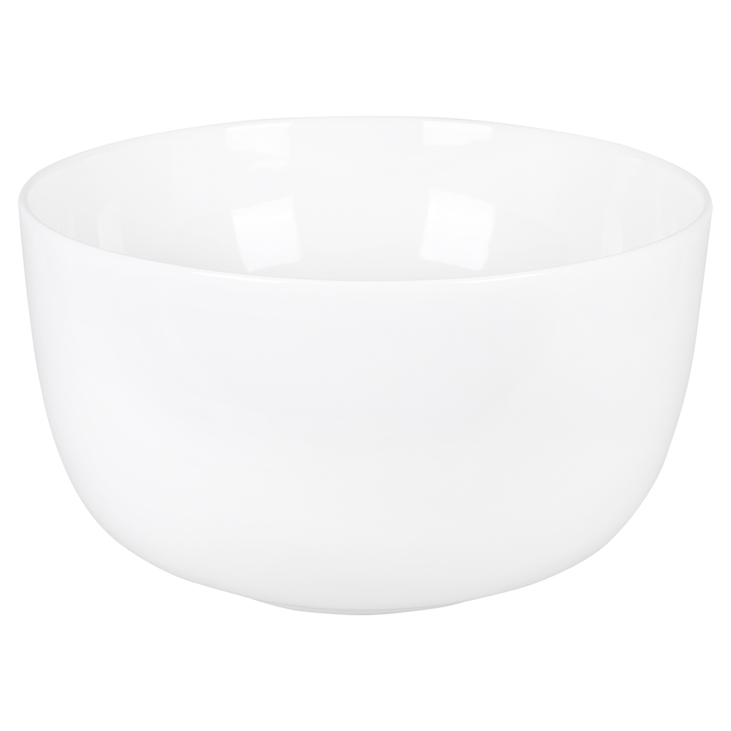 38.010.20 Differnz Tulip waskom opbouw - keramiek hoogglans wit Ø 40 x 24 cm (tolerantie: +/- 5mm)