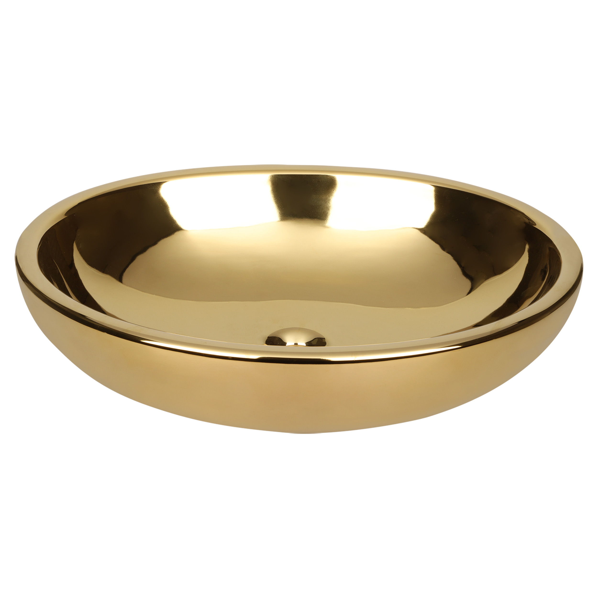 38.010.51 Differnz Dias waskom keramiek goud 50 x 38 x 14 cm (tolerantie: +/- 5mm)
