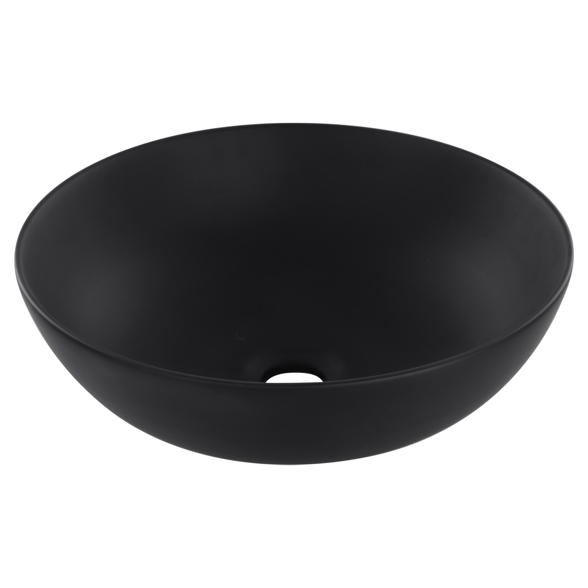38.010.80 Differnz Slim waskom keramiek mat zwart Ø 39.5 x 13.5 cm (tolerantie: +/- 5mm)