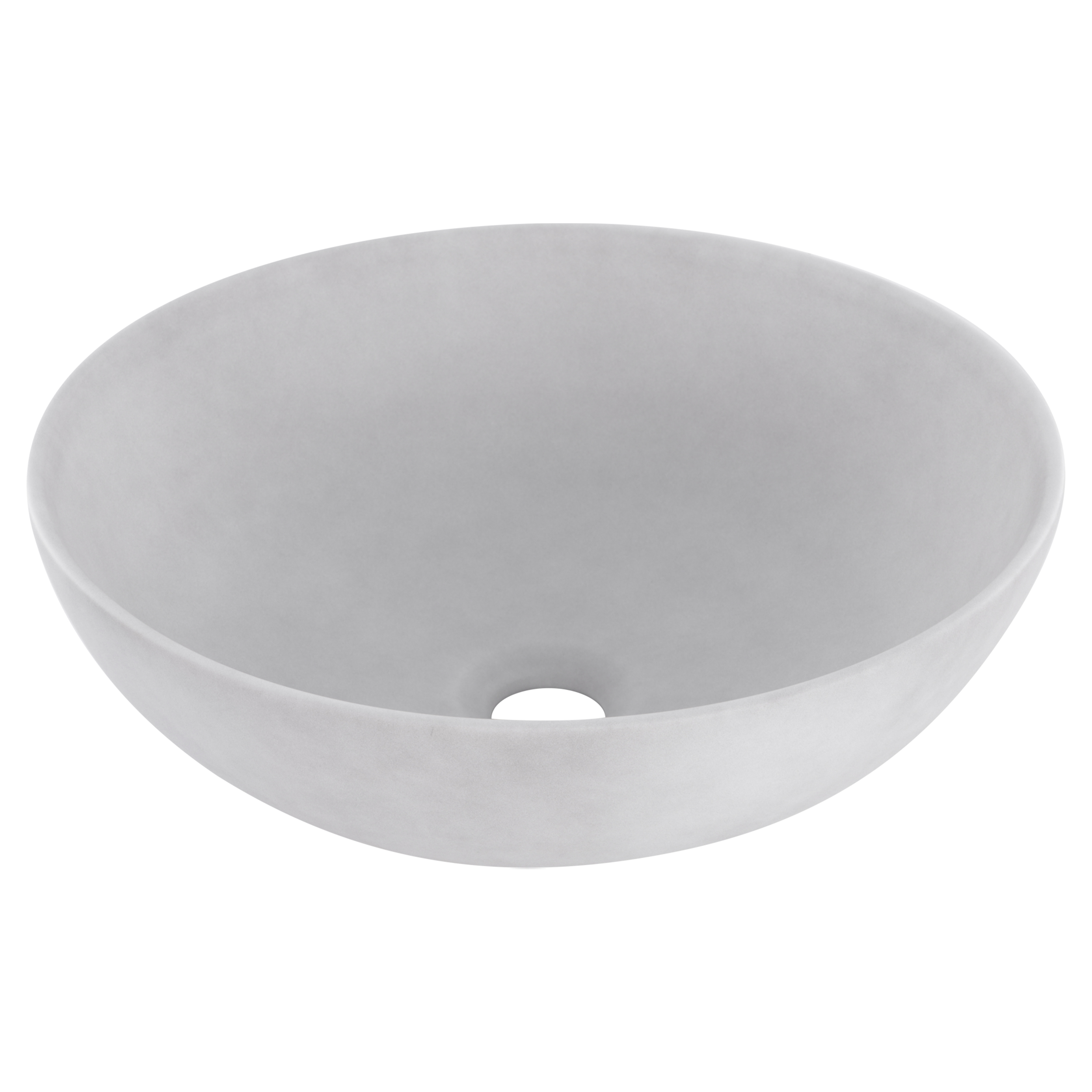 38.010.82 Differnz Slim waskom keramiek betonlook lichtgrijs Ø 39.5 x 13.5 cm (tolerantie: +/- 5mm)
