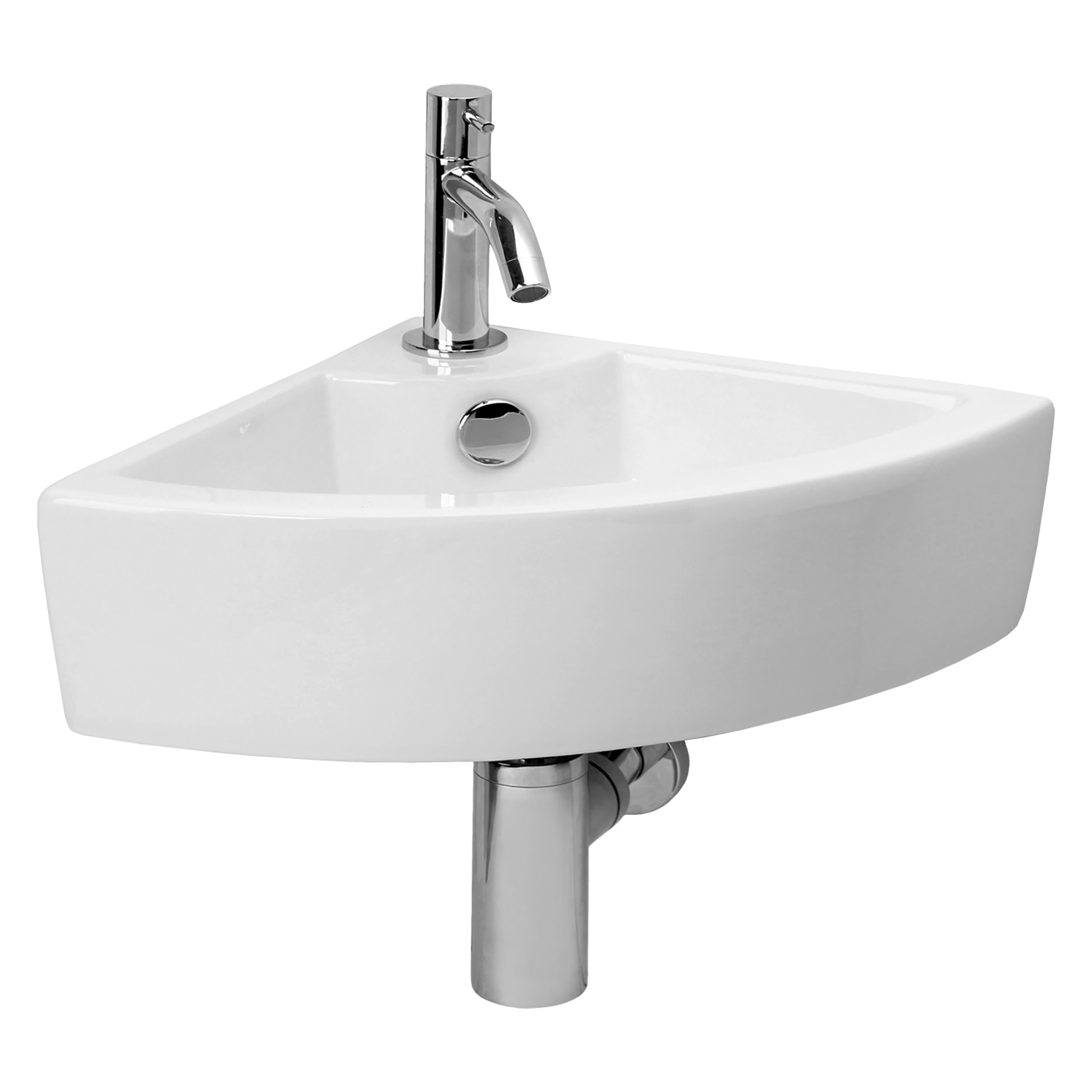 38.012.00 Differnz Keres fonteinset hoek wit 32.5 x 32.5 x 12.5 cm (tolerantie: +/- 5mm)