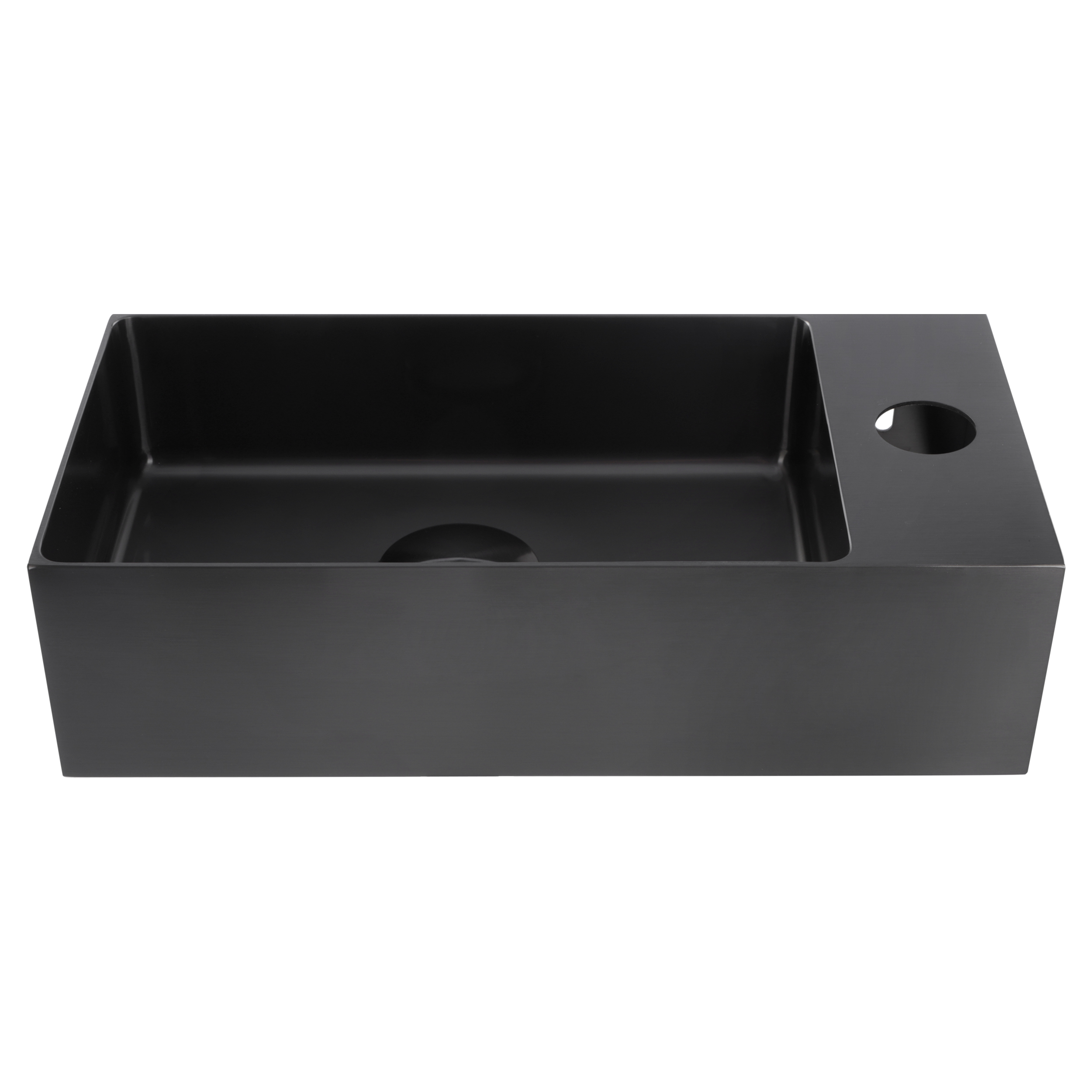 38.101.86 Differnz  fontein RVS gun metal 40 x 22 x 11 cm
