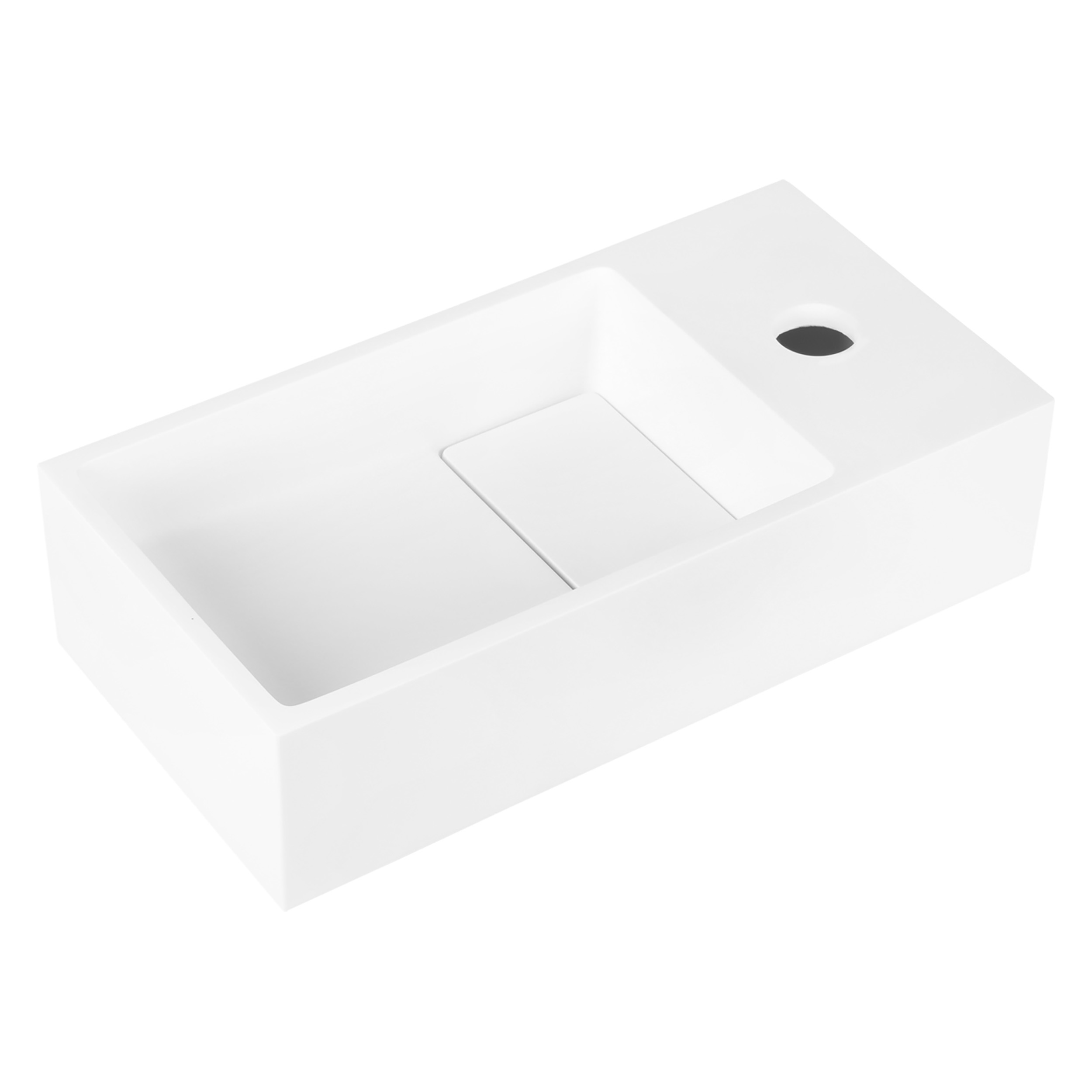 38.150.01 Differnz Solid fontein  wit 36 x 18.5 x 9 cm