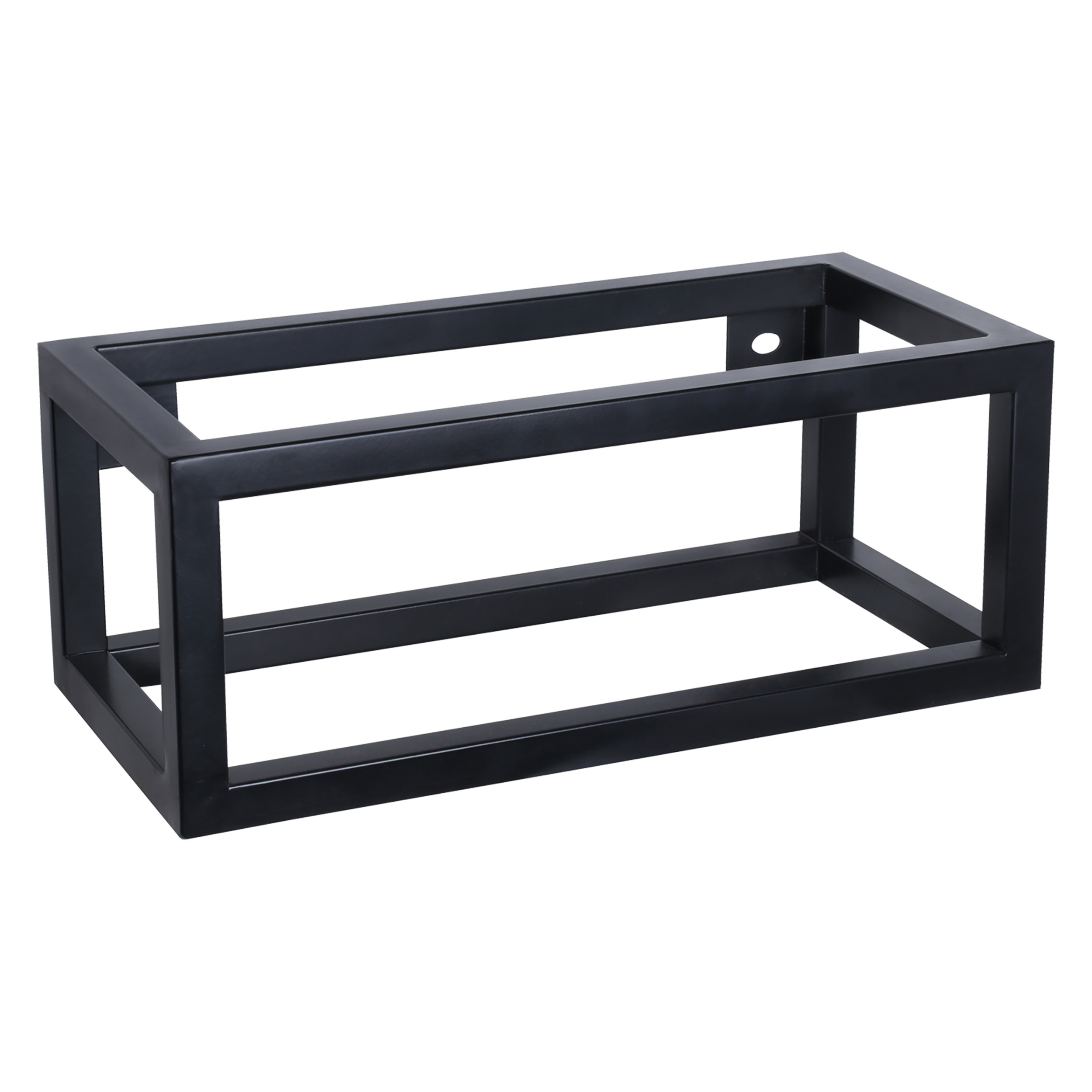 38.215.00 Differnz  handdoekhouder voor fontein zwart 38.5 x 18.5 x 15.5 cm