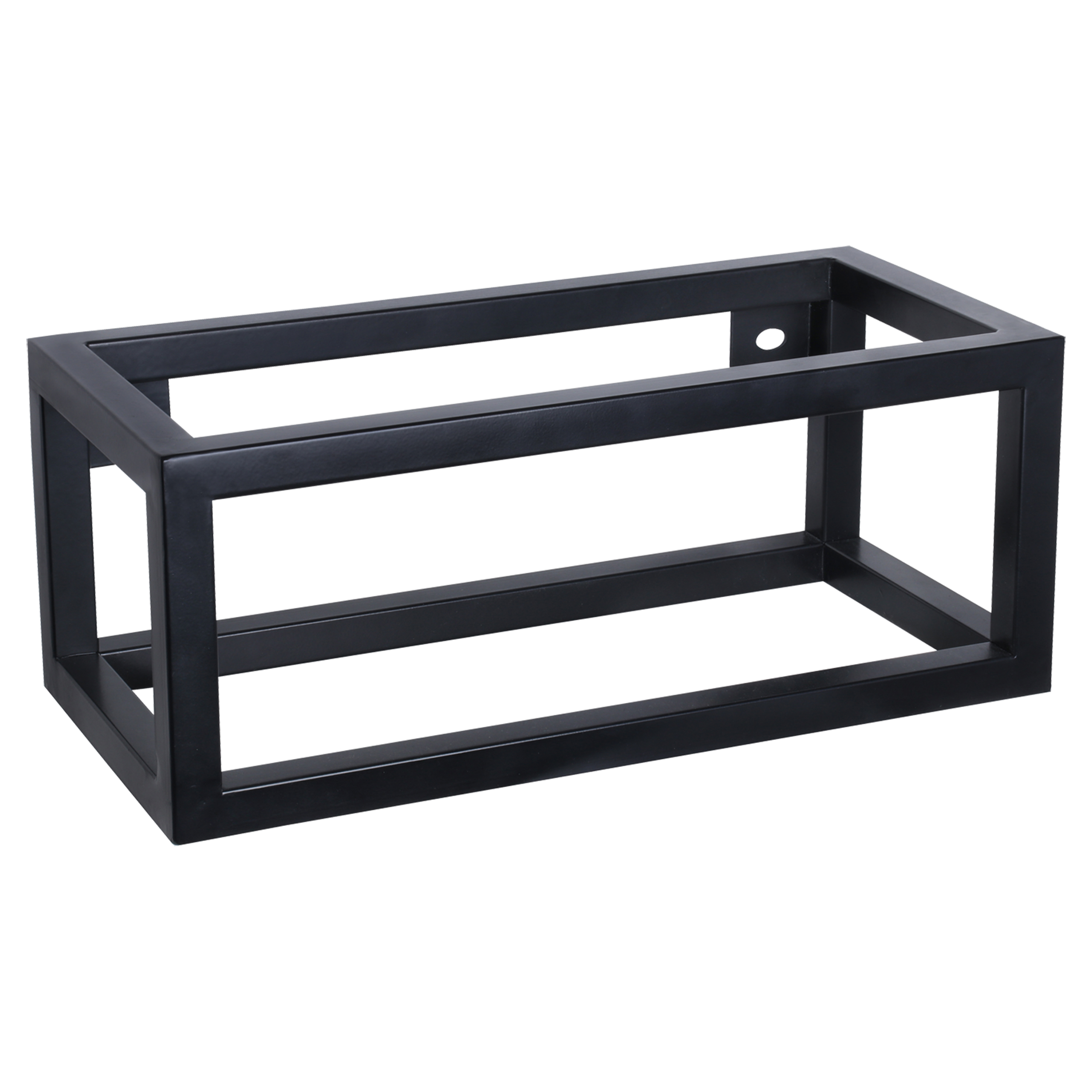 38.215.02 Differnz  handdoekhouder voor fontein zwart 37.5 x 18.5 x 15.5 cm