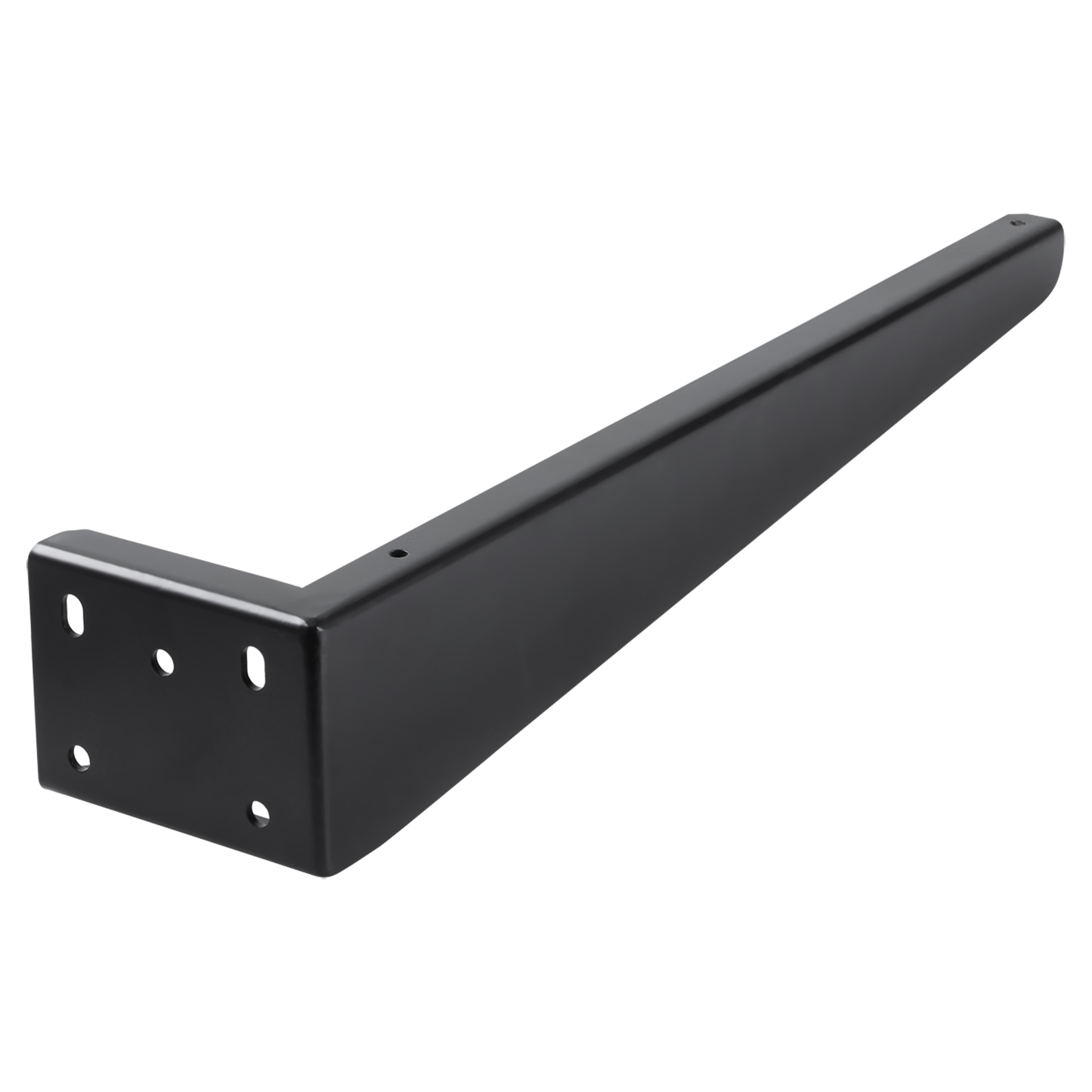 38.215.06 Differnz  ophangbeugel voor wastafel mat zwart 35 x 7.5 x 2.5 cm