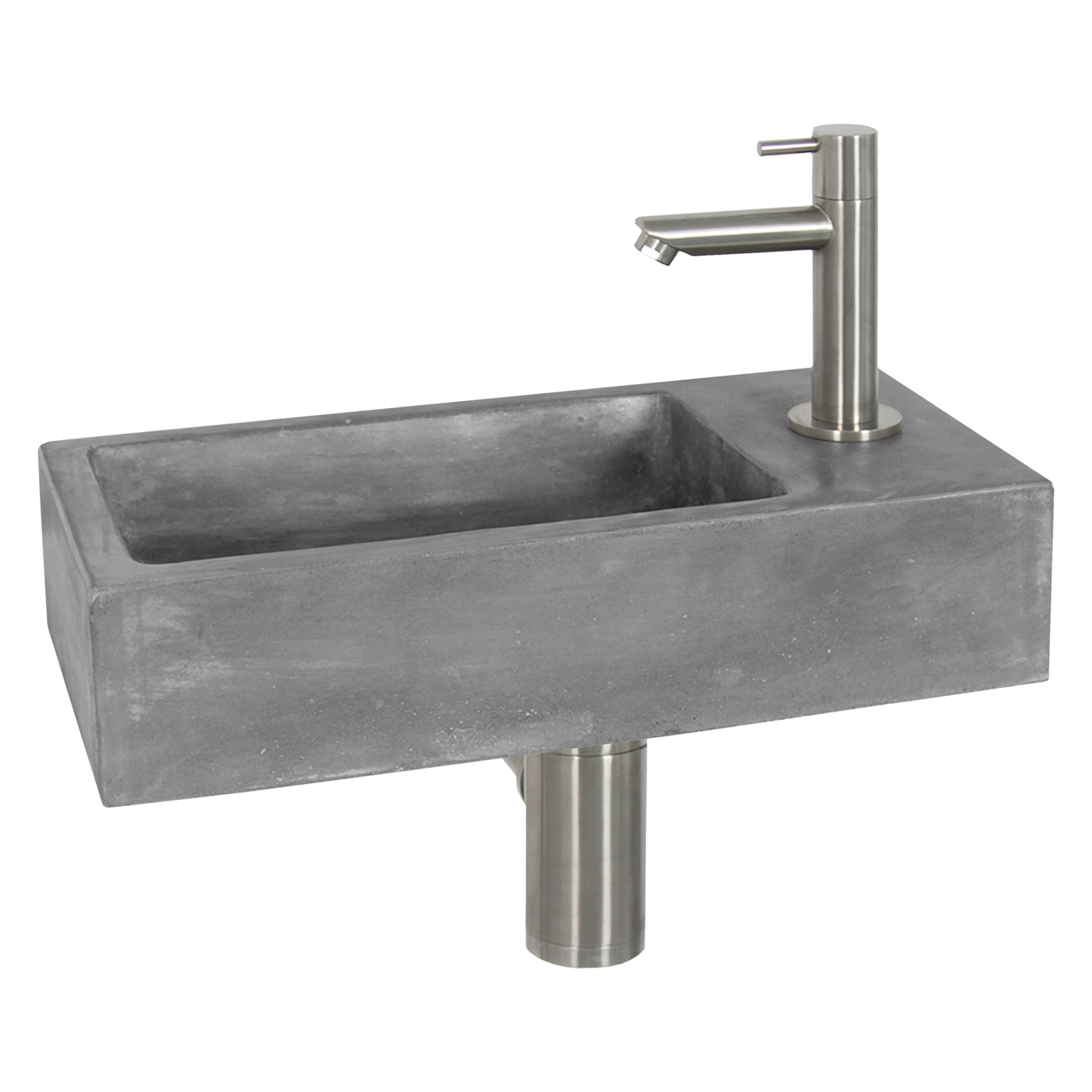 38.251.00 Differnz Juti fonteinset  donkergrijs 38 x 18.5 x 9 cm