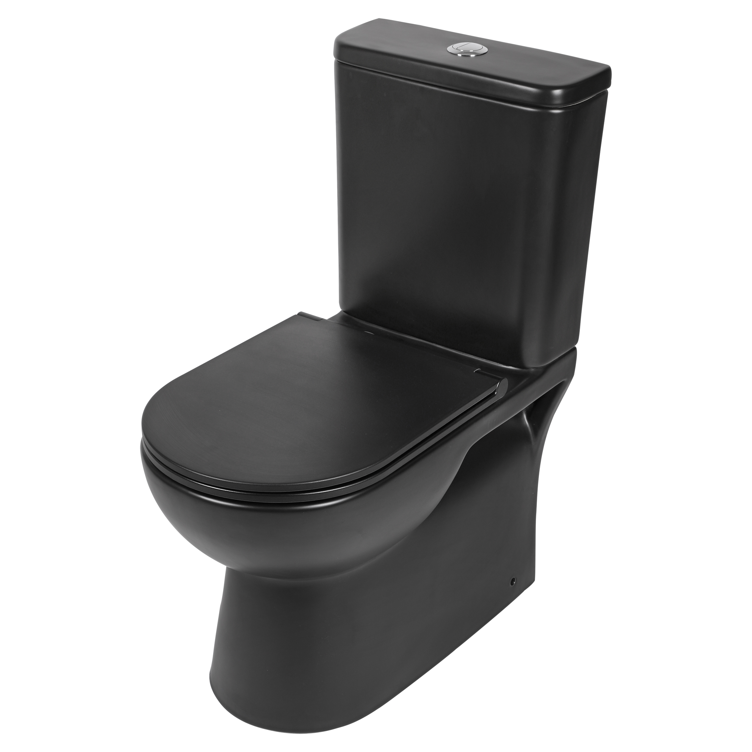 38.500.11 Differnz  toilet duoblok - rimless/universeel - mat zwart