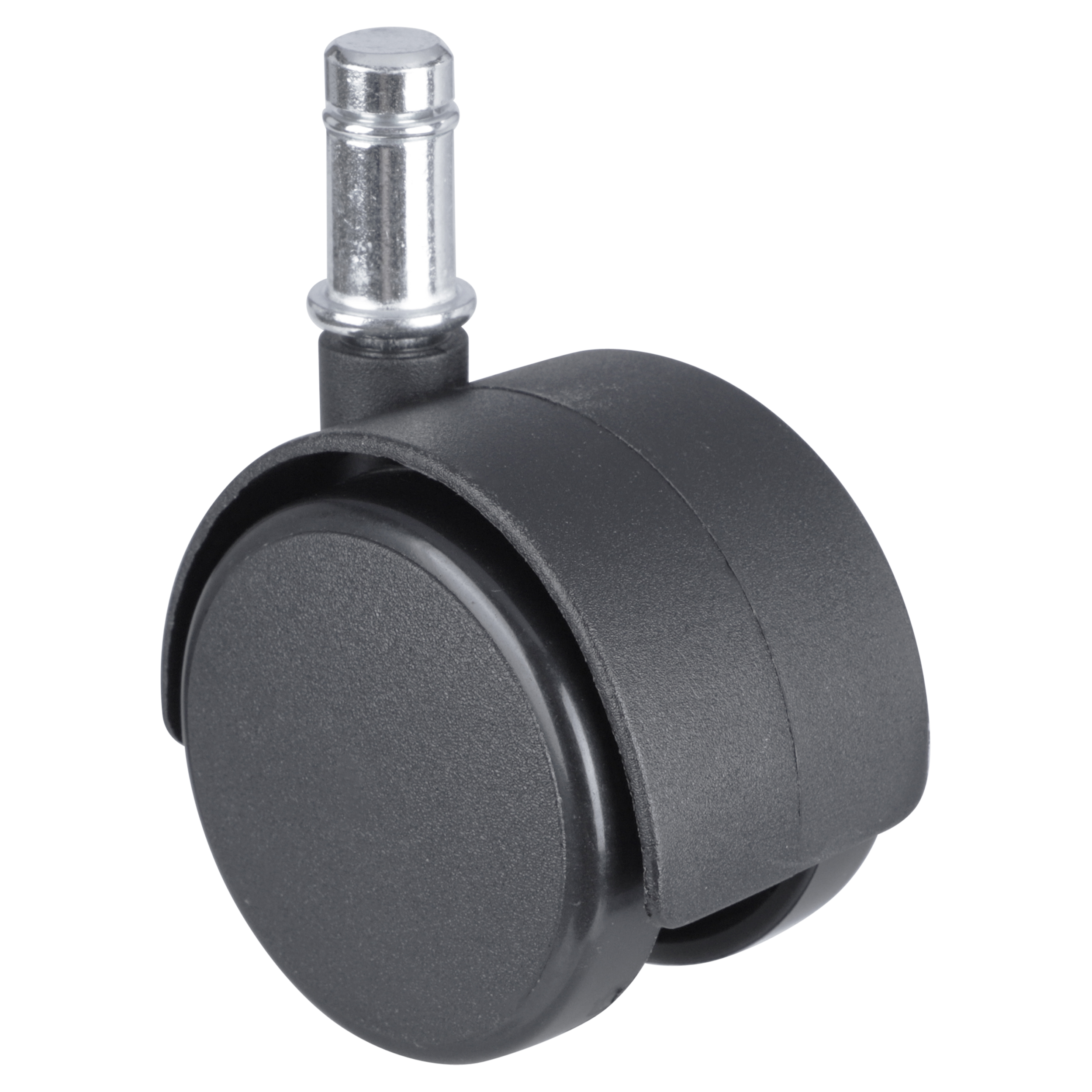 42.924.69   meubelzwenkwiel twin - inclusief stift zwart 50 mm
