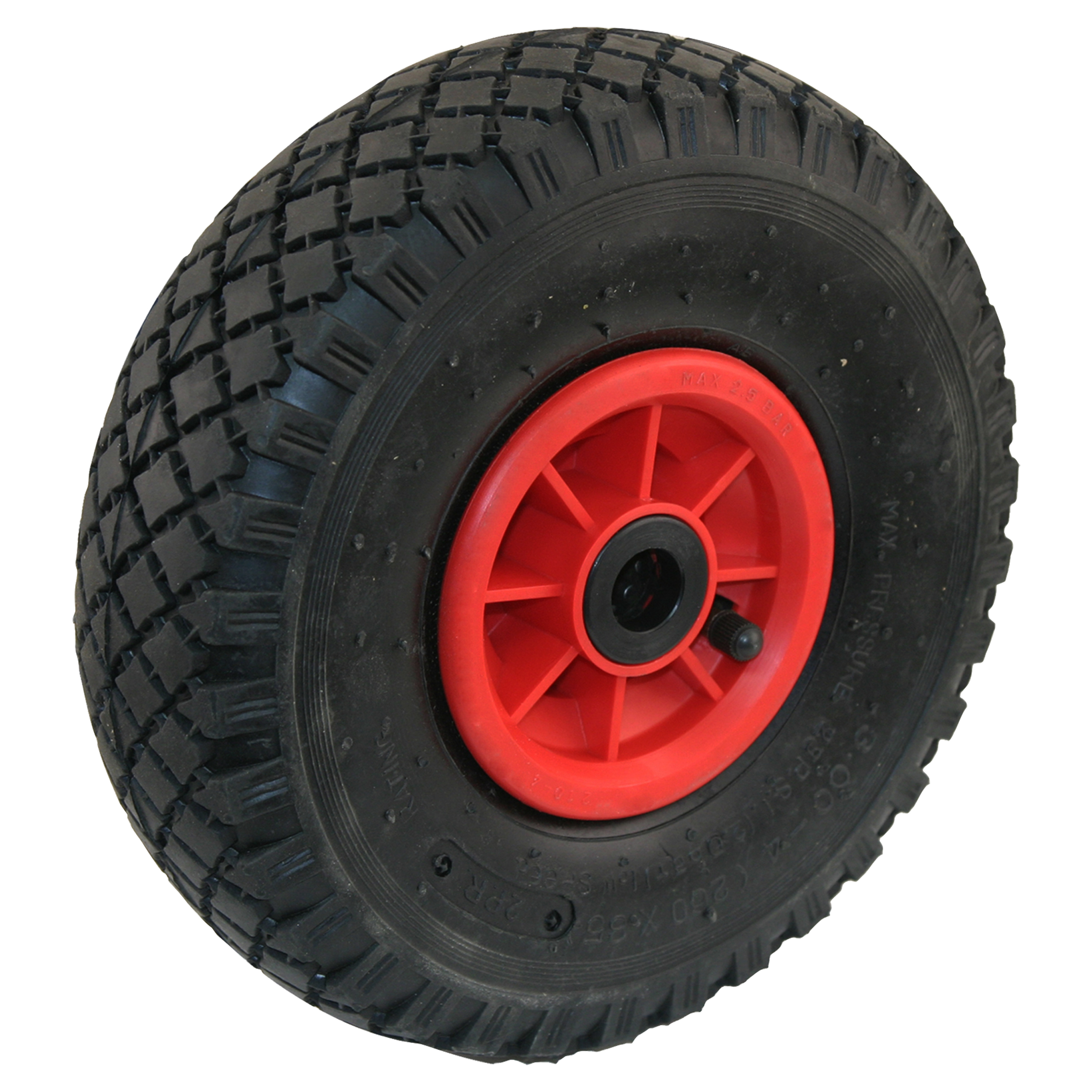 42.924.86   luchtbandwiel met binnenband zwart 260 mm