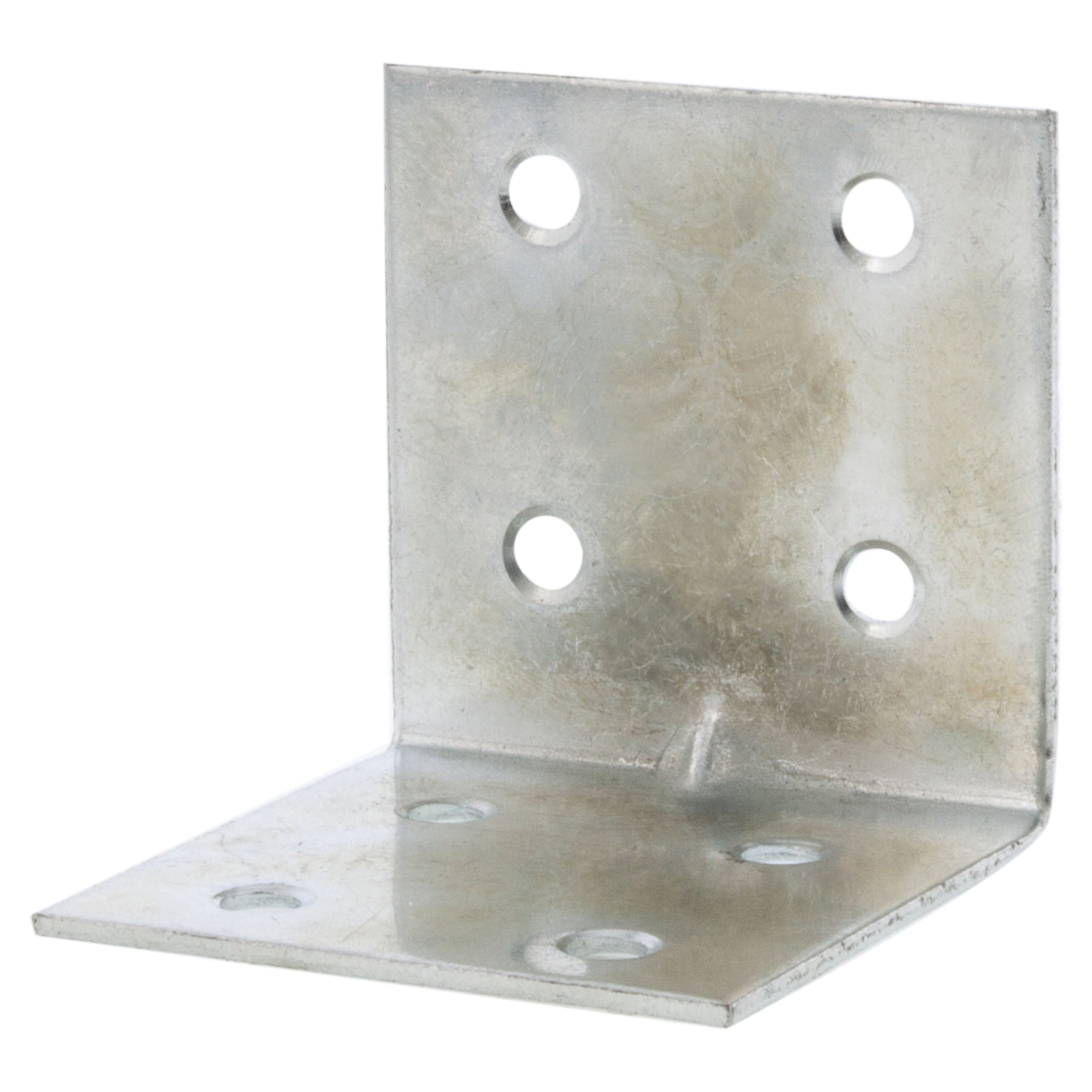 43.000.08 Starx  versterkingshoek met verzonken schroefgaten - verzinkt  60 x 60 x 60 mm