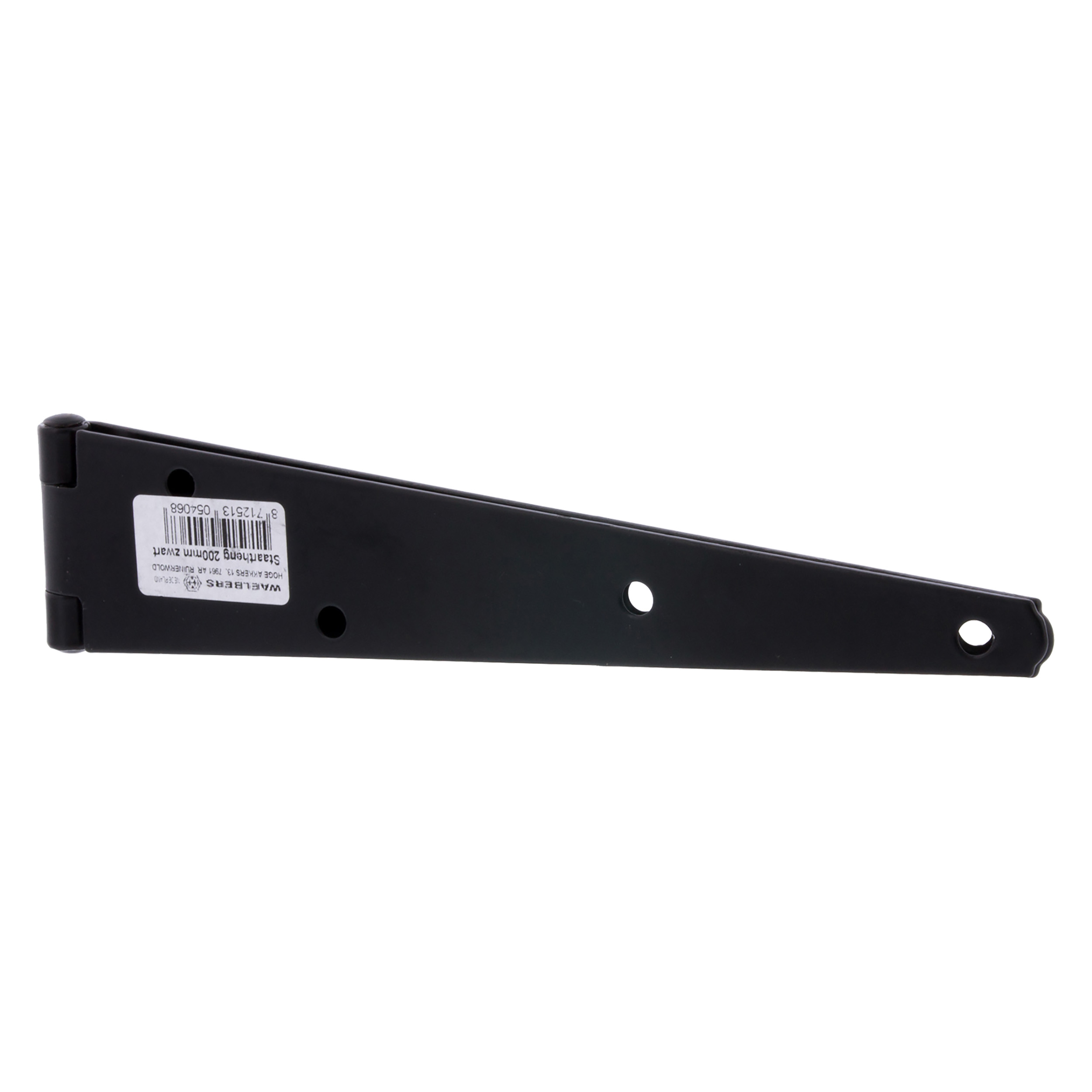 43.005.62 Starx  staartheng vlak zwart 200 mm