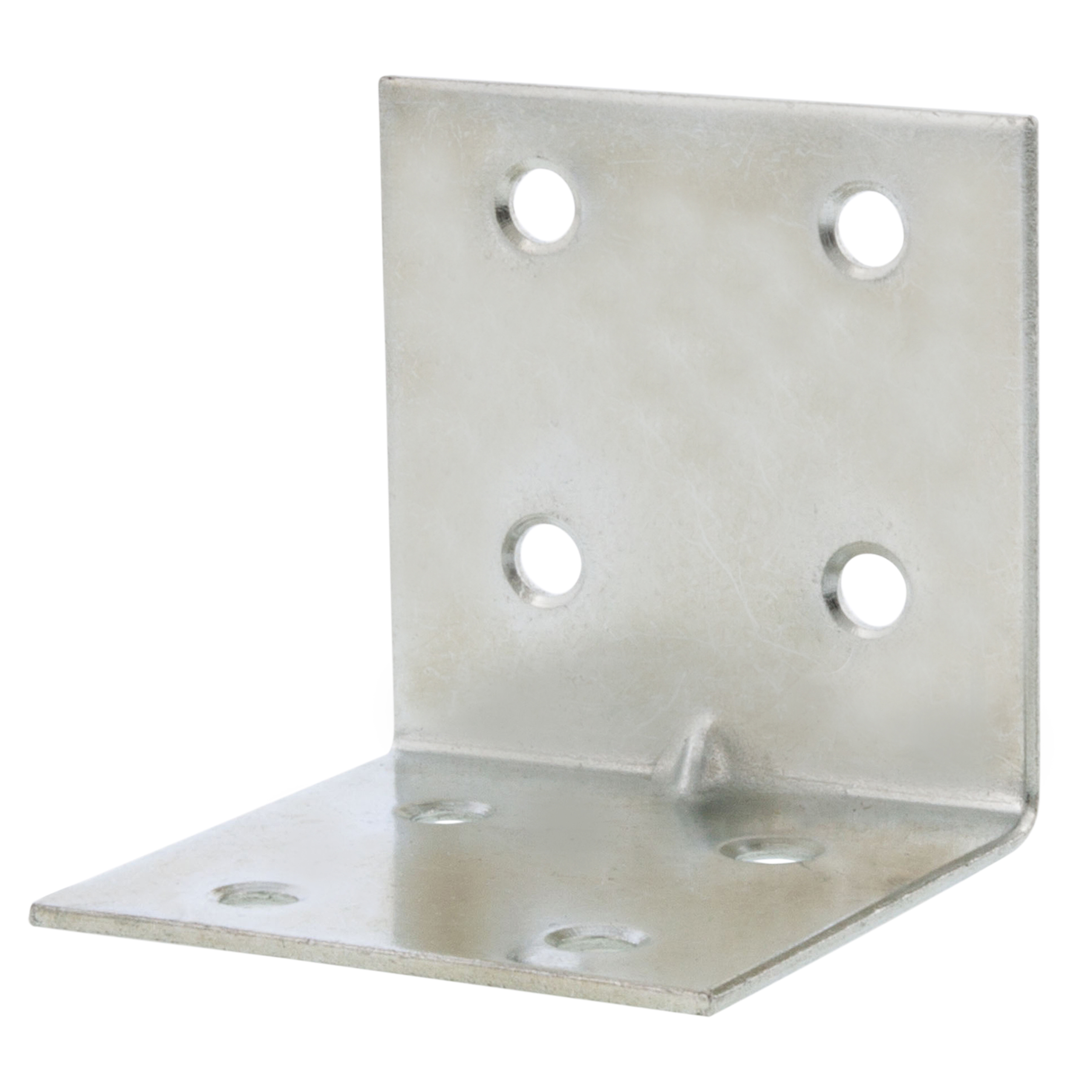 43.006.04 Starx  versterkingshoek met verzonken schroefgaten - verzinkt  60 x 60 x 60 mm