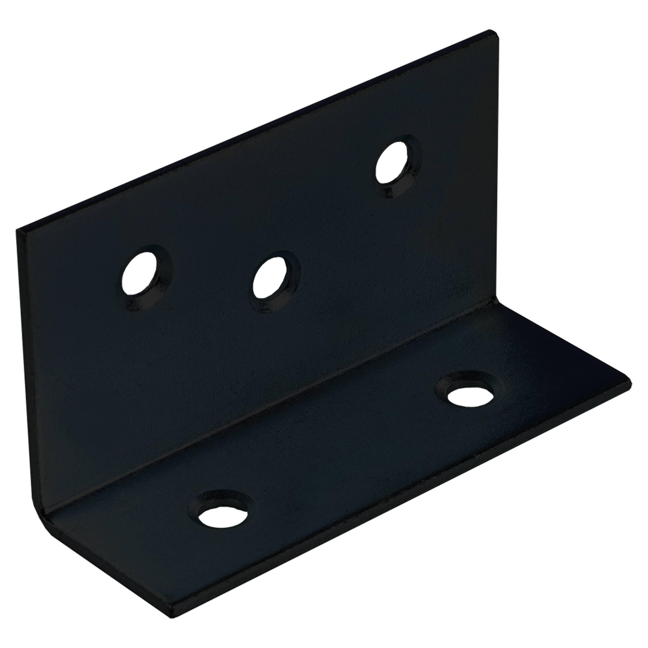 43.006.33 Starx  versterkingshoek met verzonken schroefgaten zwart 75 x 40 x 25 mm