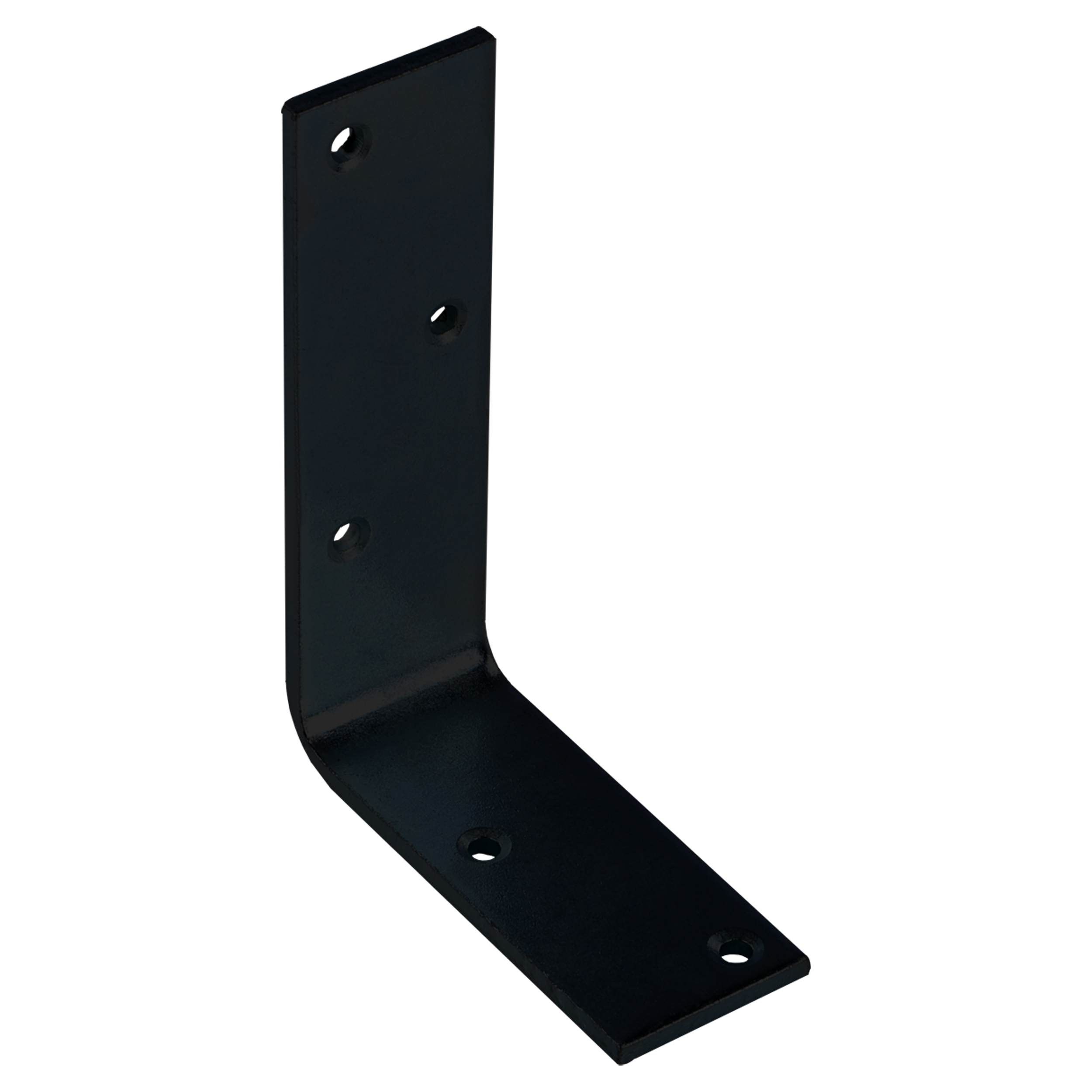 43.006.34 Starx  versterkingshoek met verzonken schroefgaten zwart 100 x 75 x 30 mm