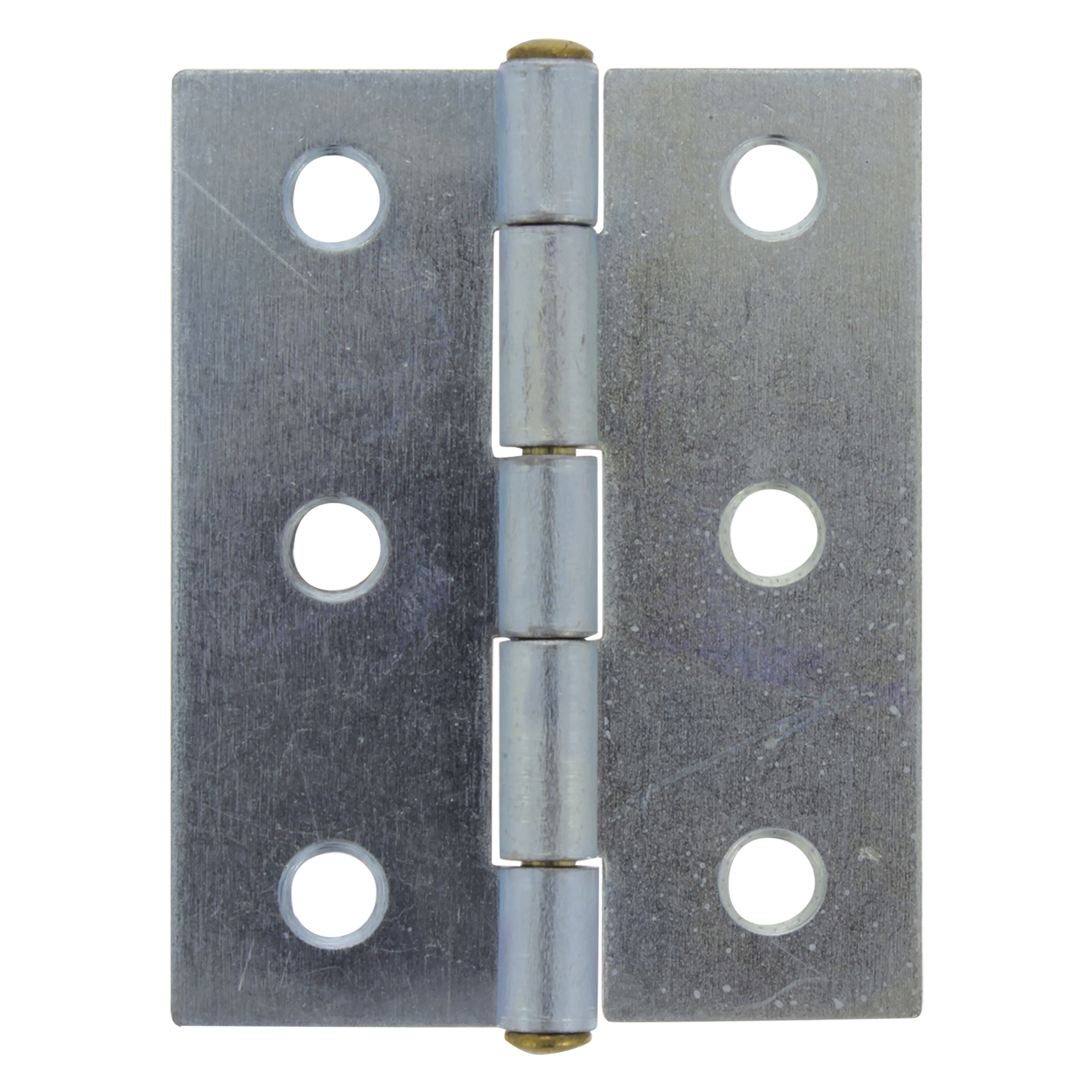 43.008.15   scharnier smal model - met vaste pen - verzinkt  50 x 39 mm