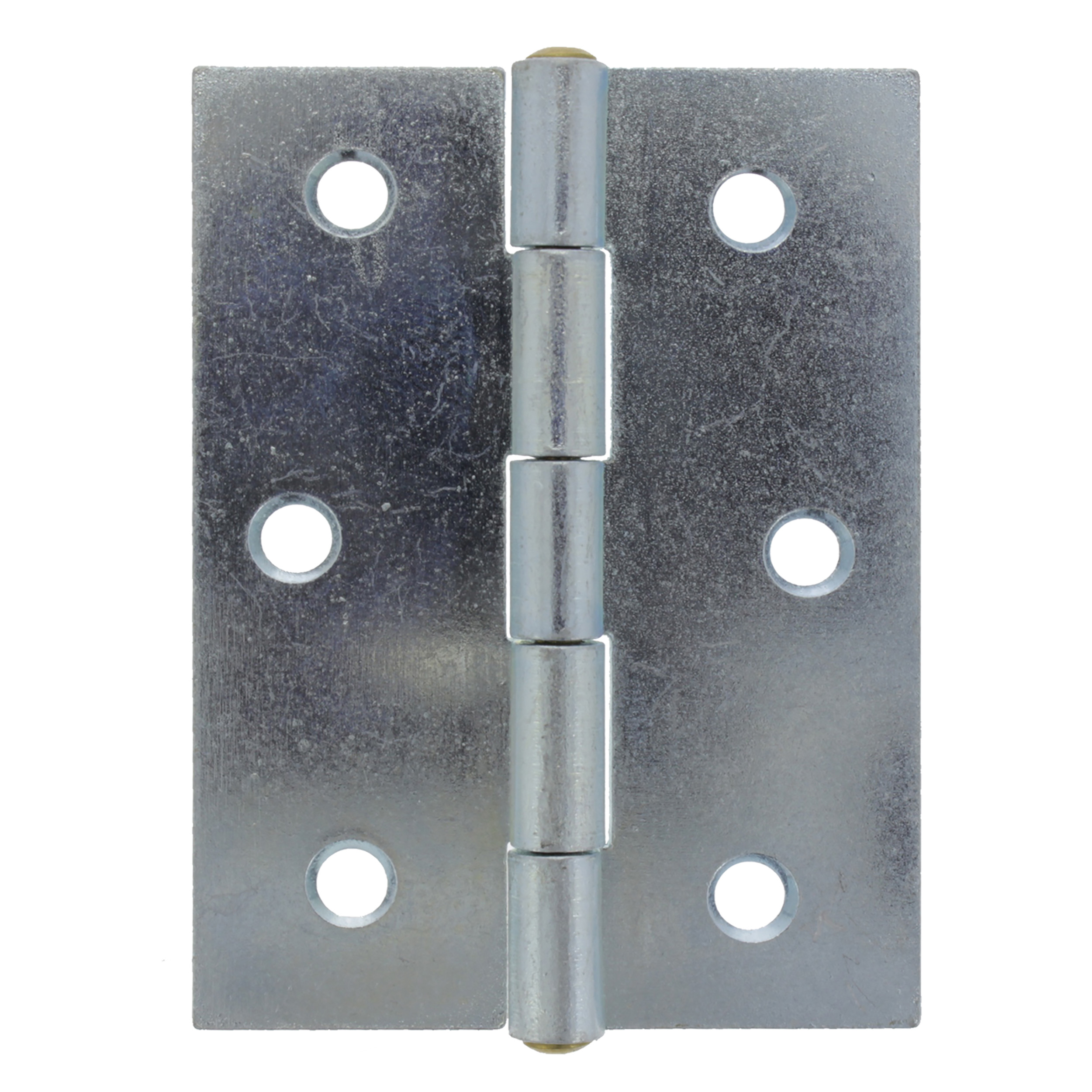 43.008.25   scharnier smal model - met vaste pen - verzinkt  70 x 51 mm
