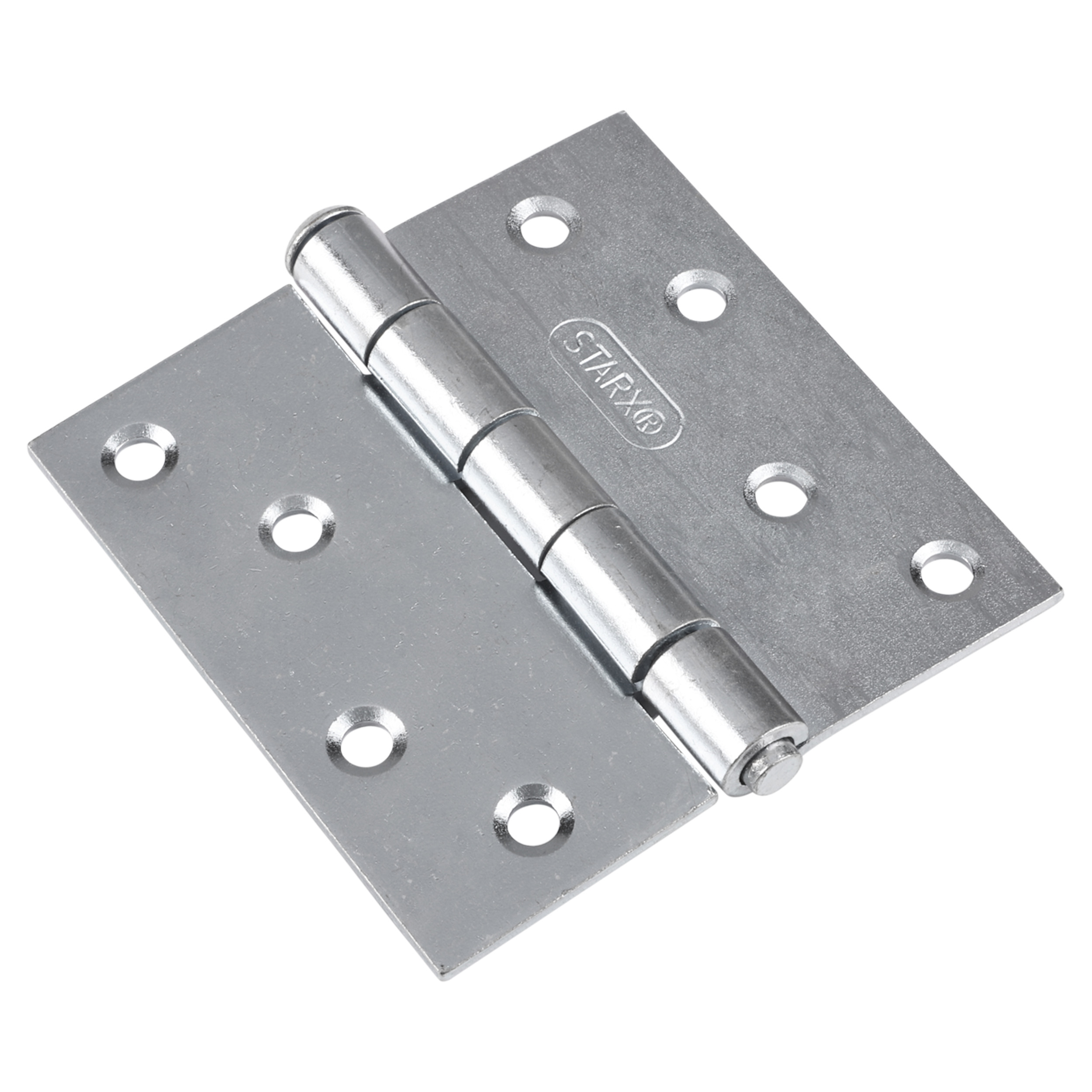43.011.02 Starx  scharnier vierkant model - met losse pen - verzinkt  89 x 89 mm