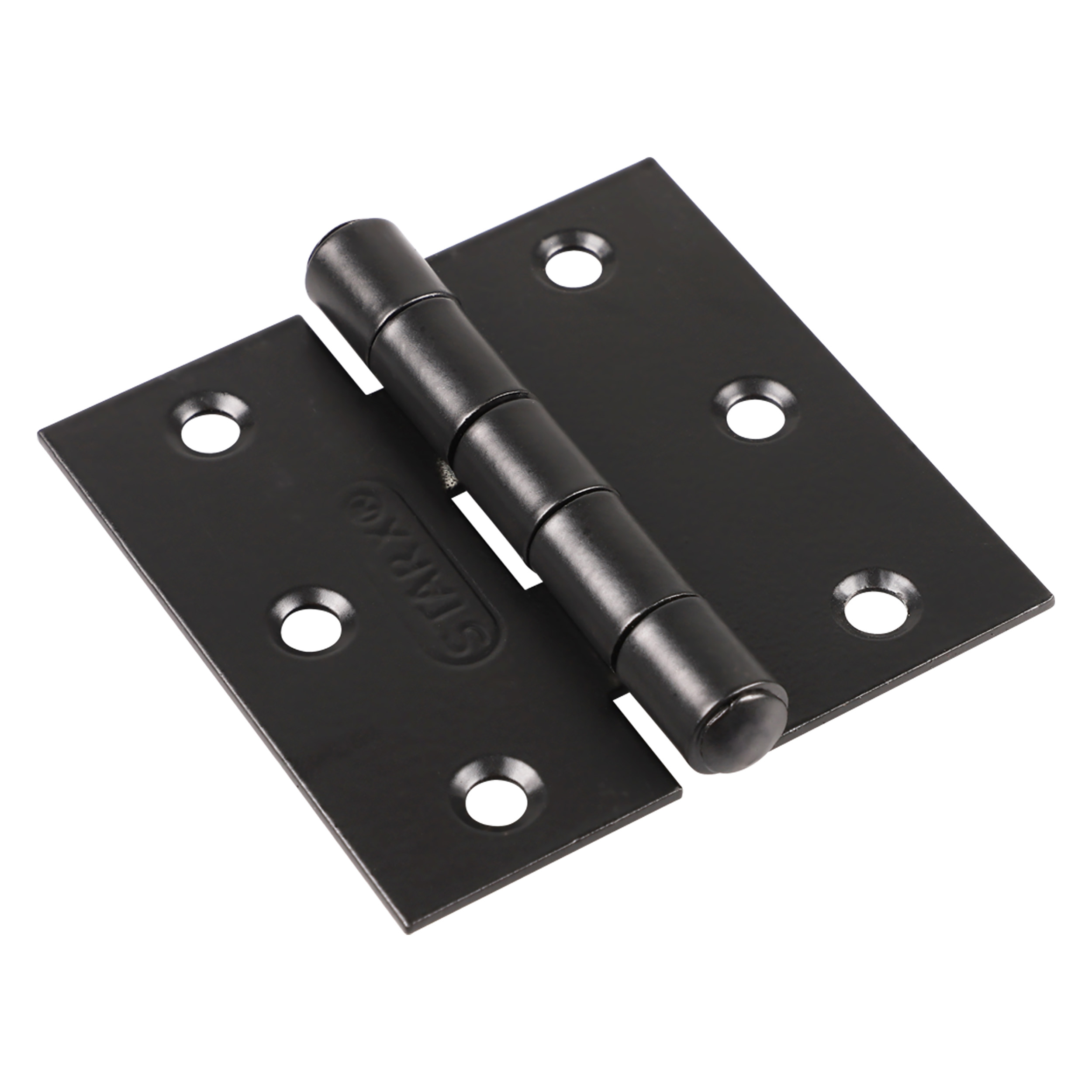 43.011.10 Starx  scharnier smal model - met vaste pen zwart 63 x 63 mm