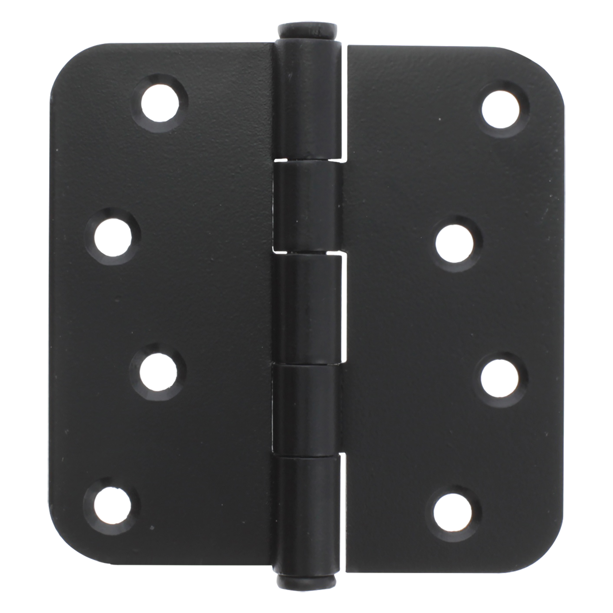 43.011.14 Starx  scharnier vierkant model - met losse pen - ronde hoeken zwart 89 x 89 mm