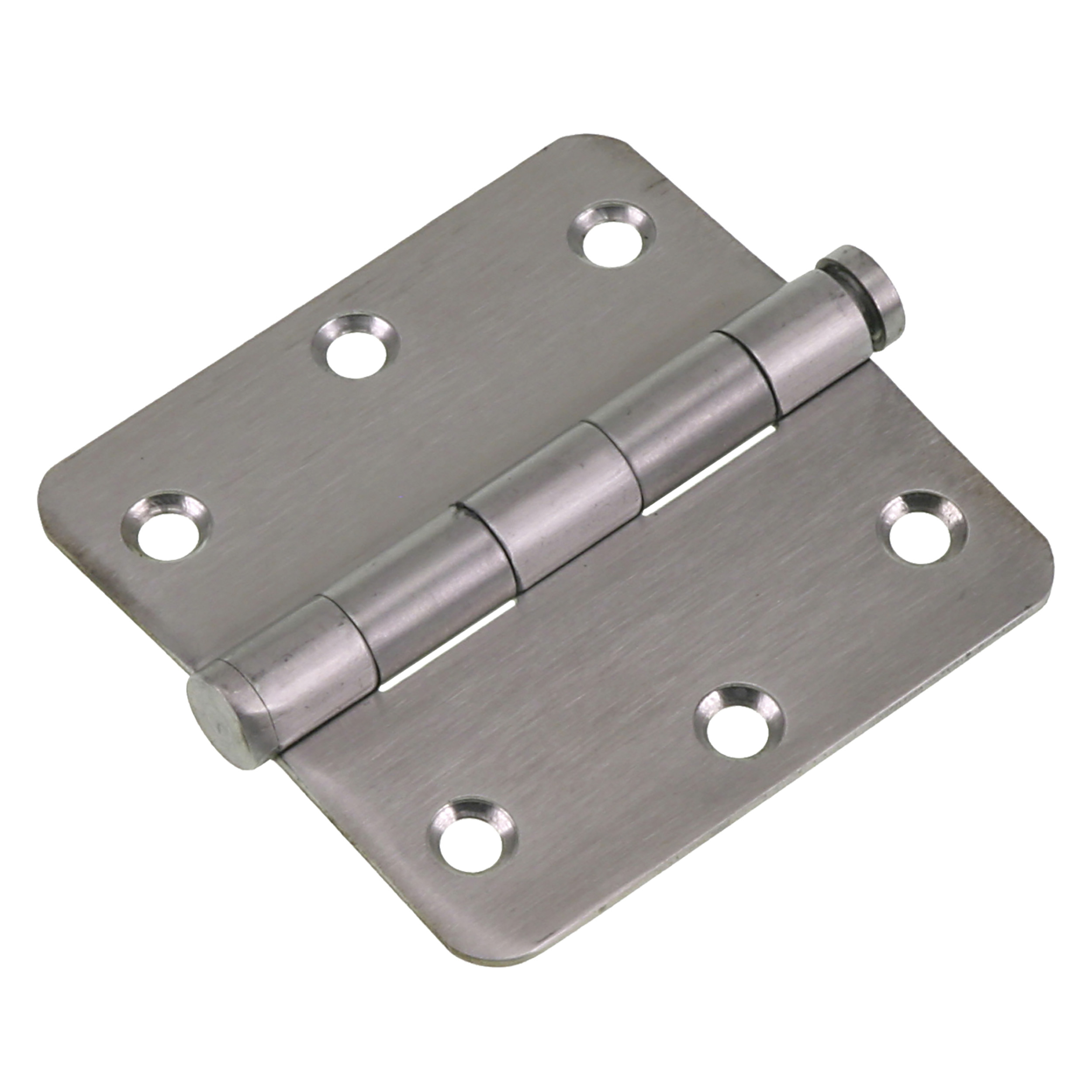 43.012.01 Starx  scharnier vierkant model - met losse pen - ronde hoeken - RVS  76 x 76 mm
