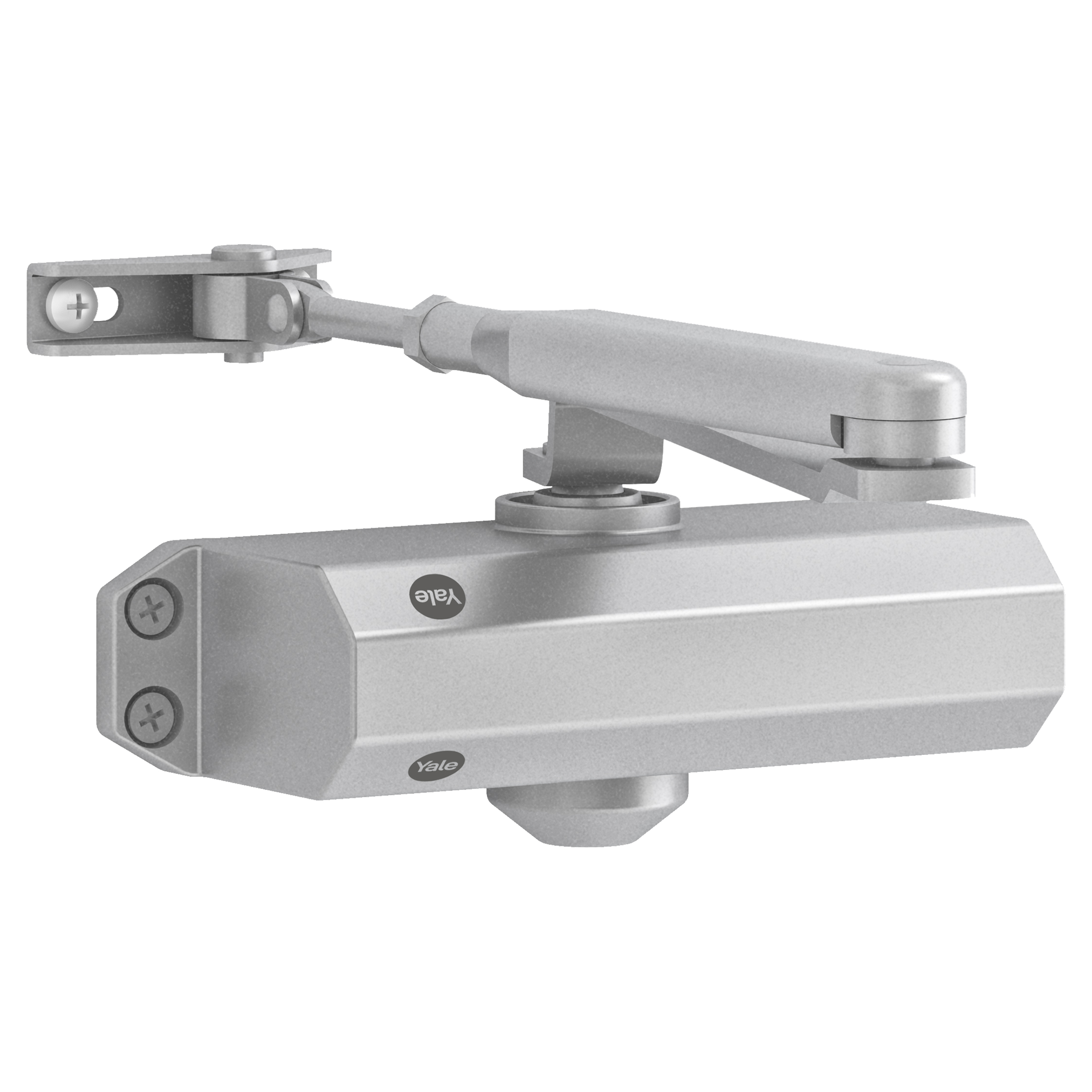 43.304.17 Yale  deurdranger 68 kg - standaard arm - SR300 zilver 1100 mm