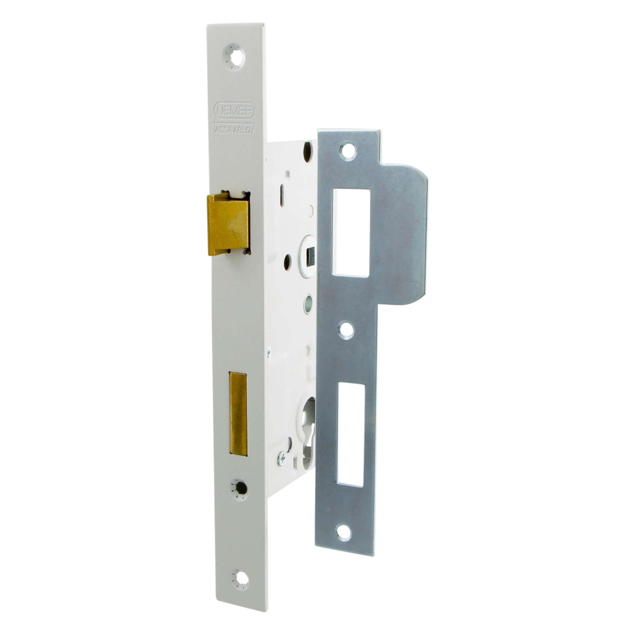 43.305.29 Nemef  cilinderslot type 569/4 gelakt 238 x 25 x 3 mm