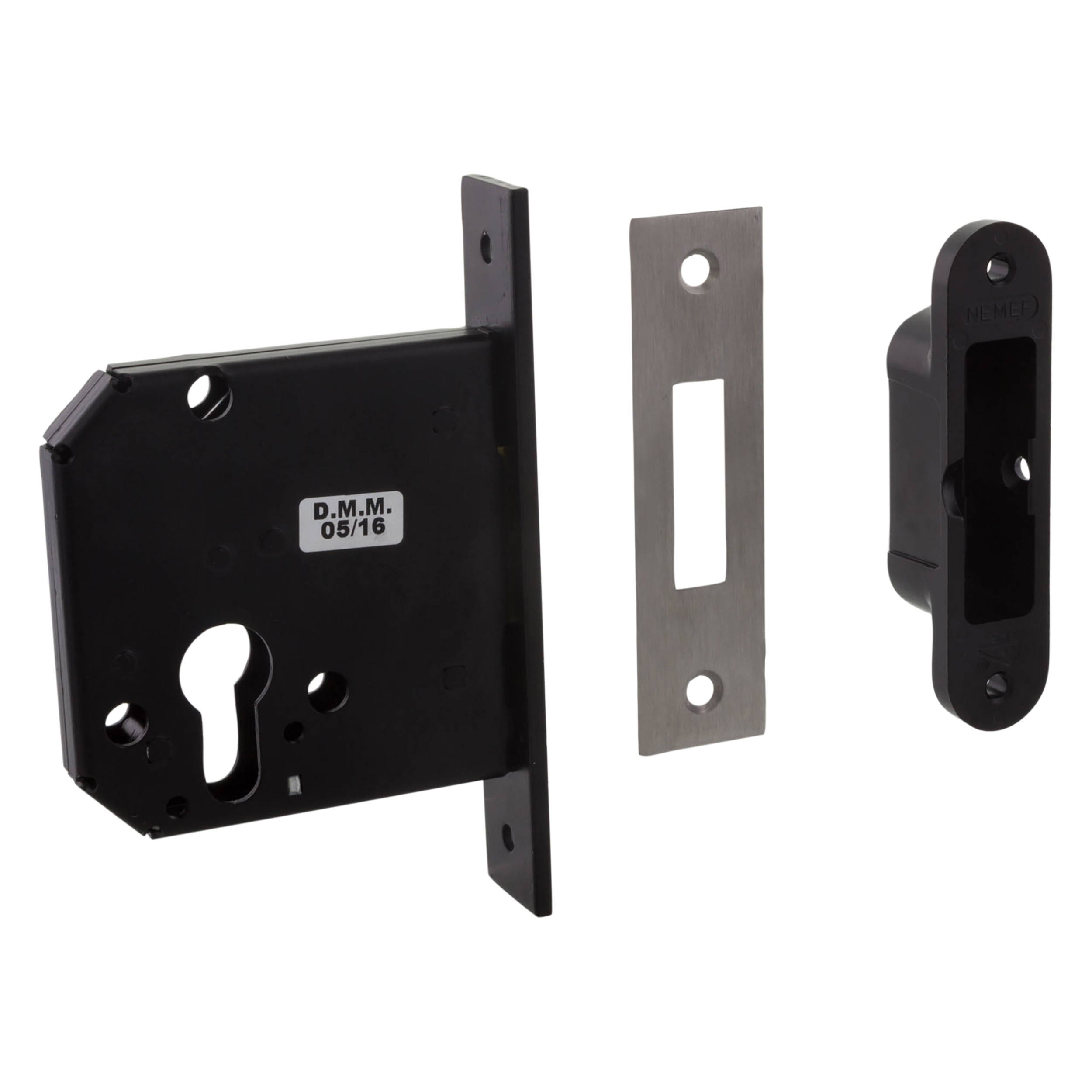 43.308.37 Nemef  bijzetslot afgerond - rechts en links - type 4228 - SKG**  110 x 29 mm