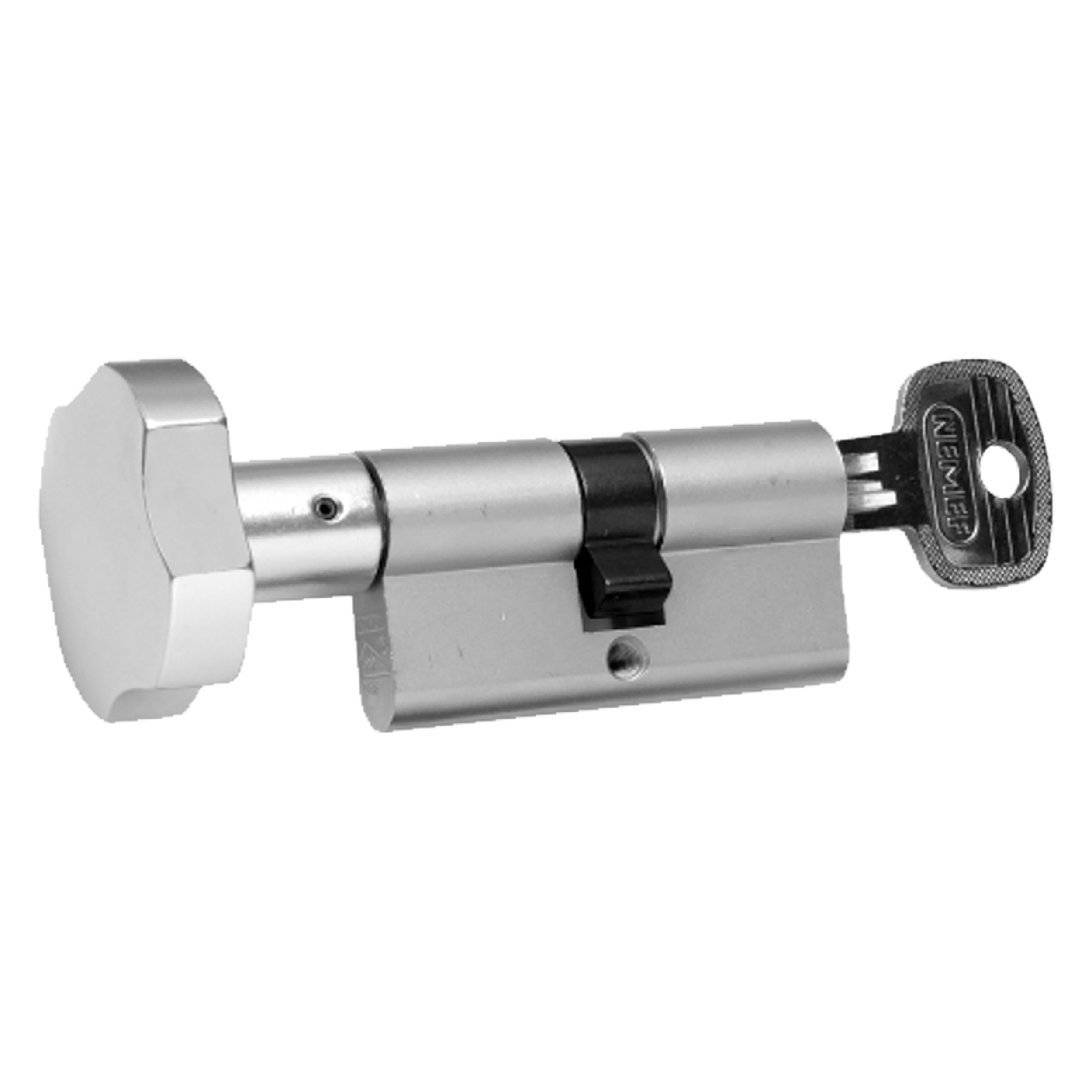 43.312.07 Nemef  profielcilinder type 116/9 - met knop - SKG**  61 mm