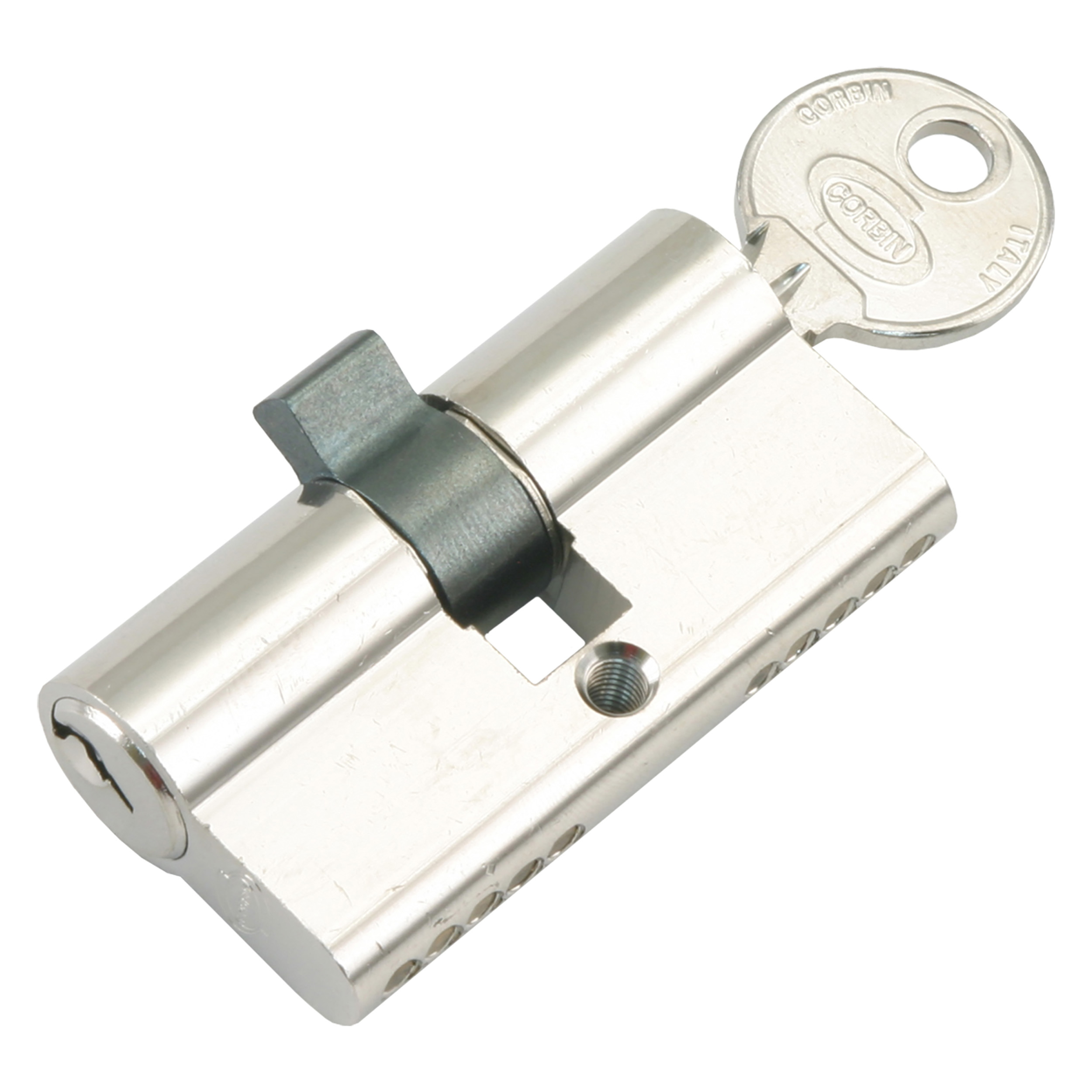43.315.93 Nemef  profielcilinder type 91260 - gelijksluitend - vernikkeld  61 mm