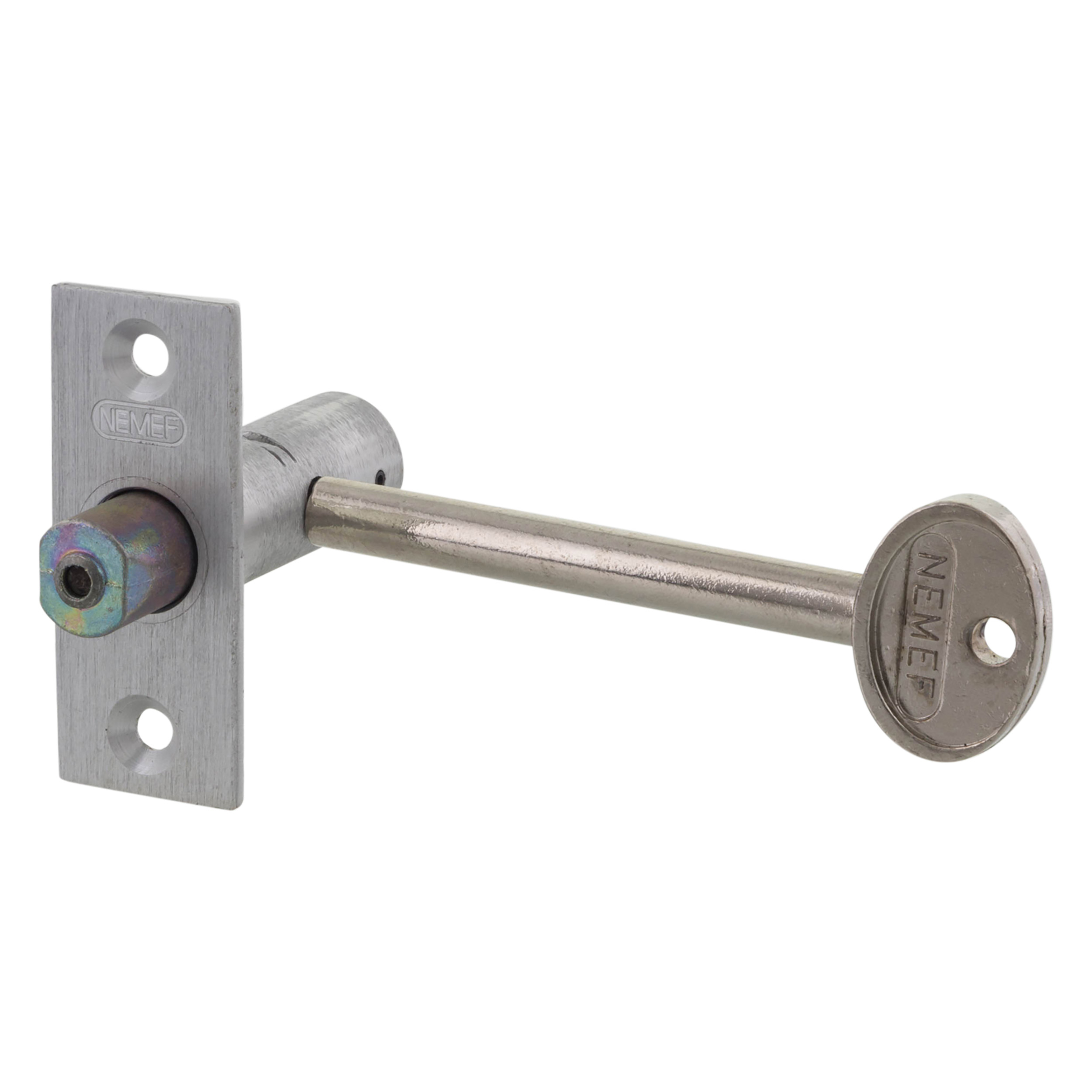 43.315.99 Nemef  insteekgrendel serie 2603 - aluminium F1  25 mm