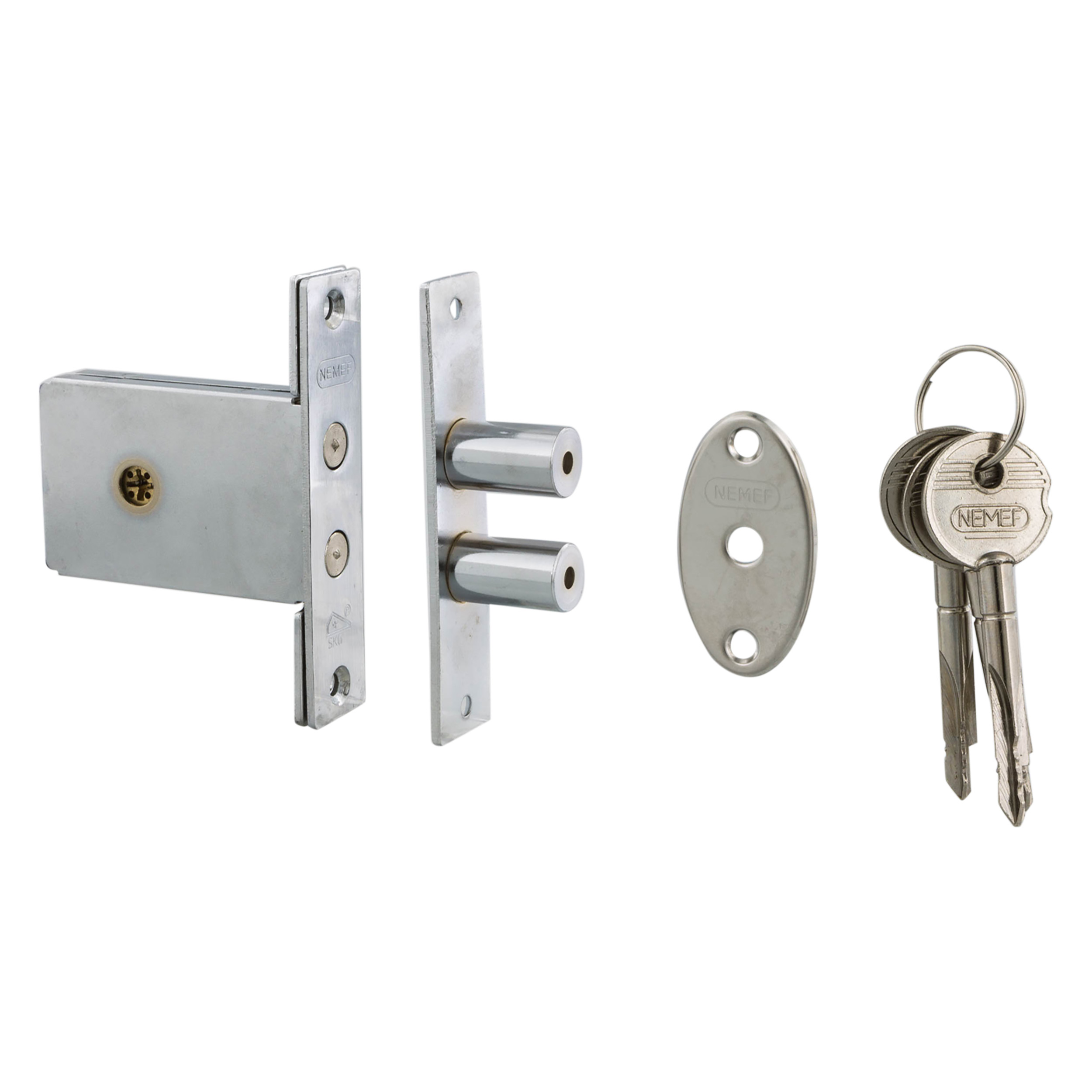 43.316.70 Nemef  pennenslot type 1008 - met stersluiting - SKG*  47 mm