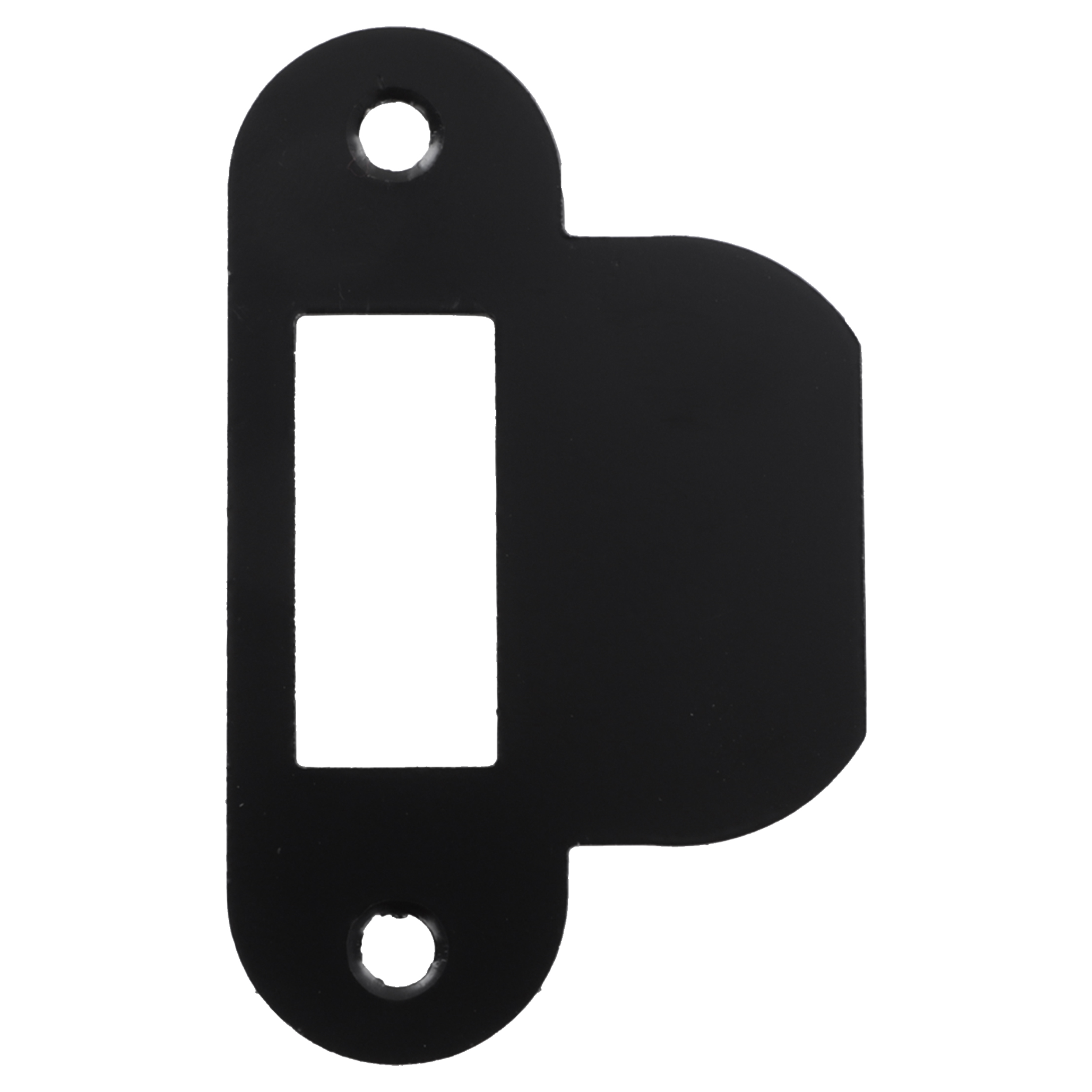 43.600.21   sluitplaat  zwart 70 x 44 mm