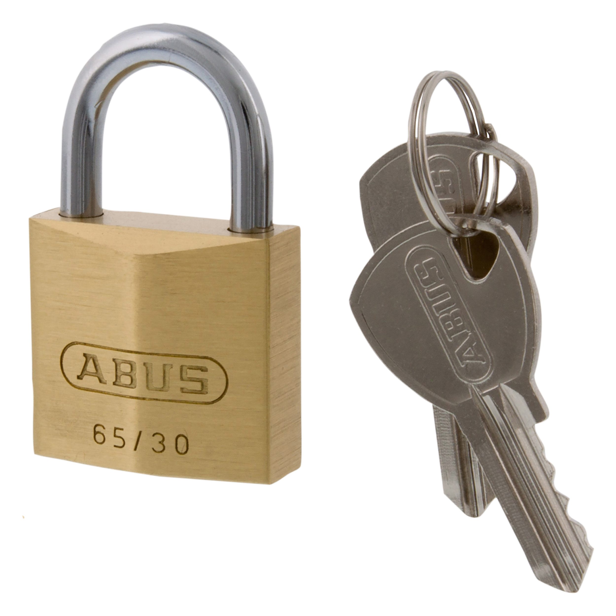 43.902.05 Abus  hangslot type 65 messing SKB 30 mm - BH 19 mm
