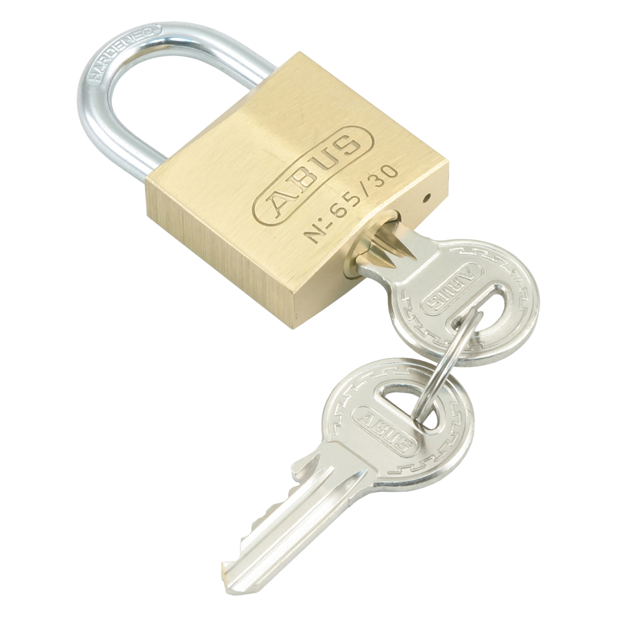 43.902.10 Abus  hangslot type 65c messing SKB 40 mm - BH 24 mm