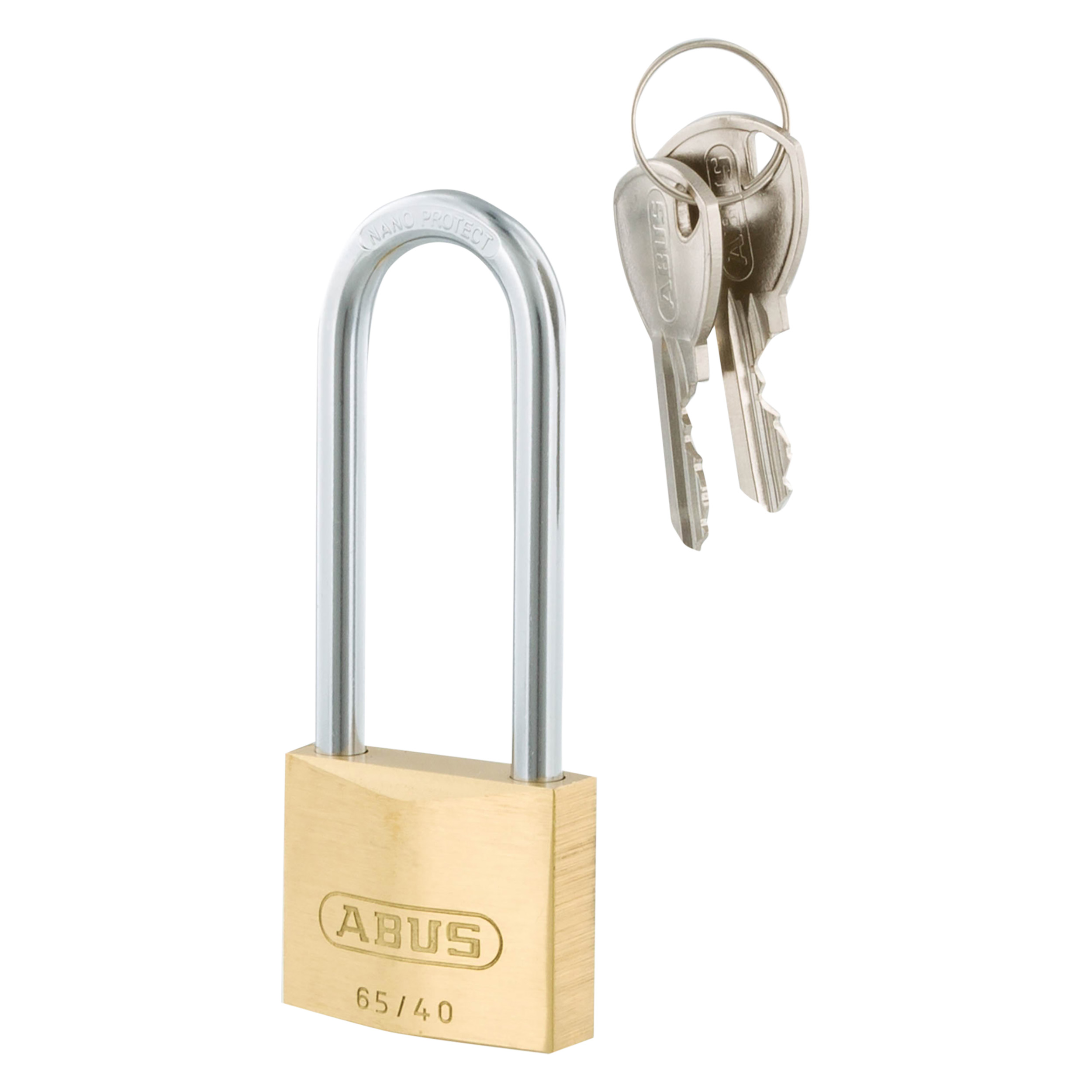 43.902.17 Abus  hangslot type 65hb messing SKB 40 mm - BH 63 mm
