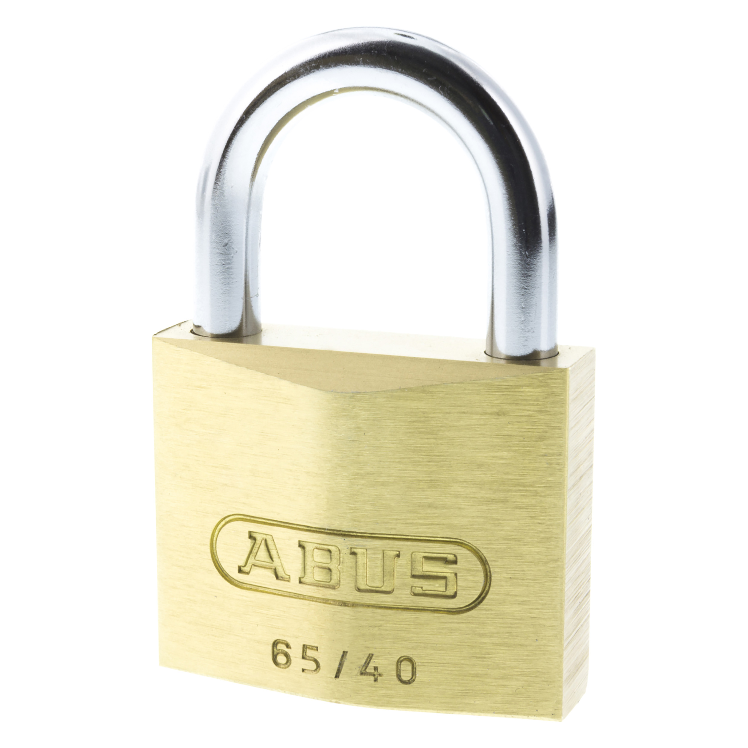 43.905.28 Abus  hangslot type 65c - gelijksluitend messing SKB 40 mm - BH 24 mm