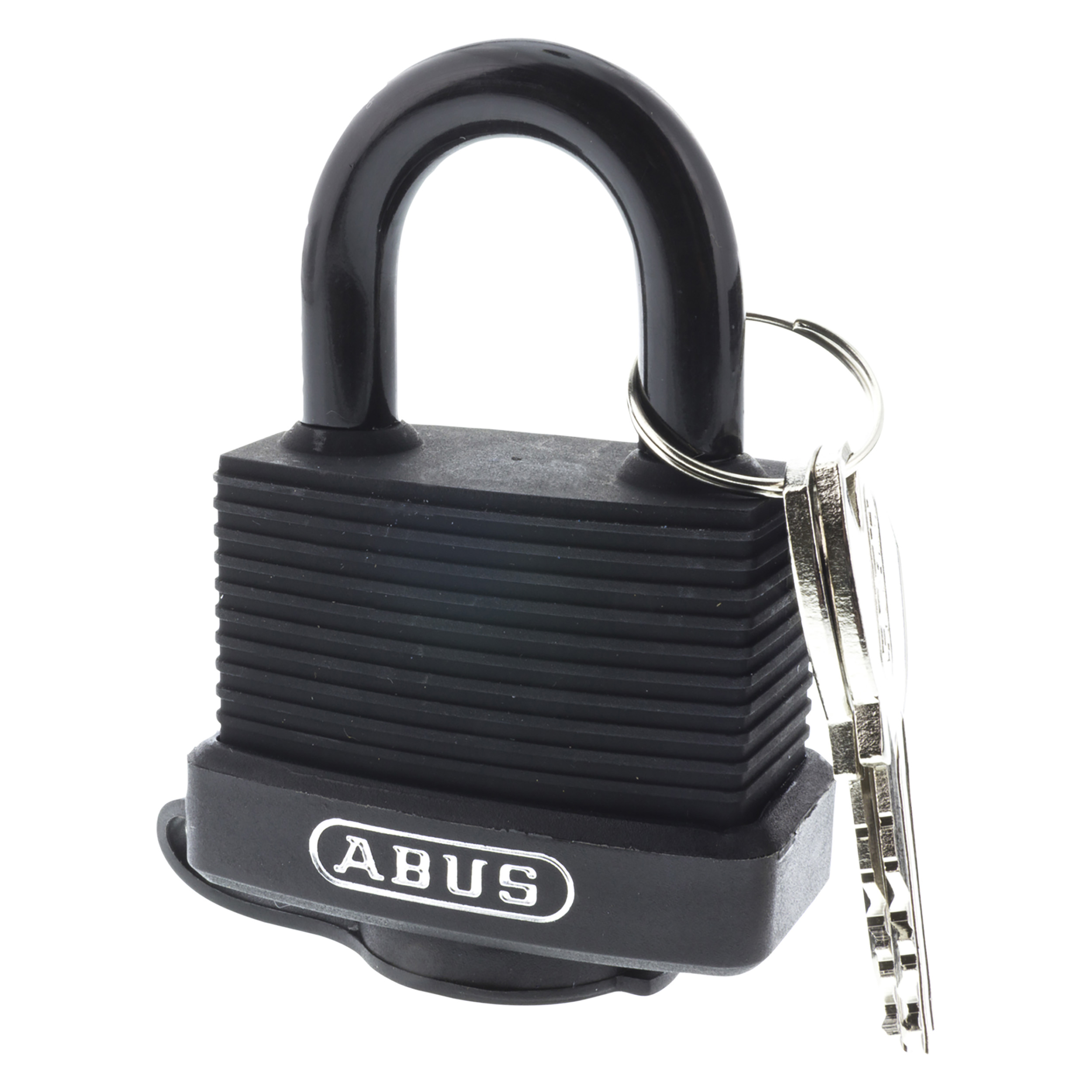 43.905.33 Abus  hangslot weersbestendig 70 zwart/grijs 45 mm