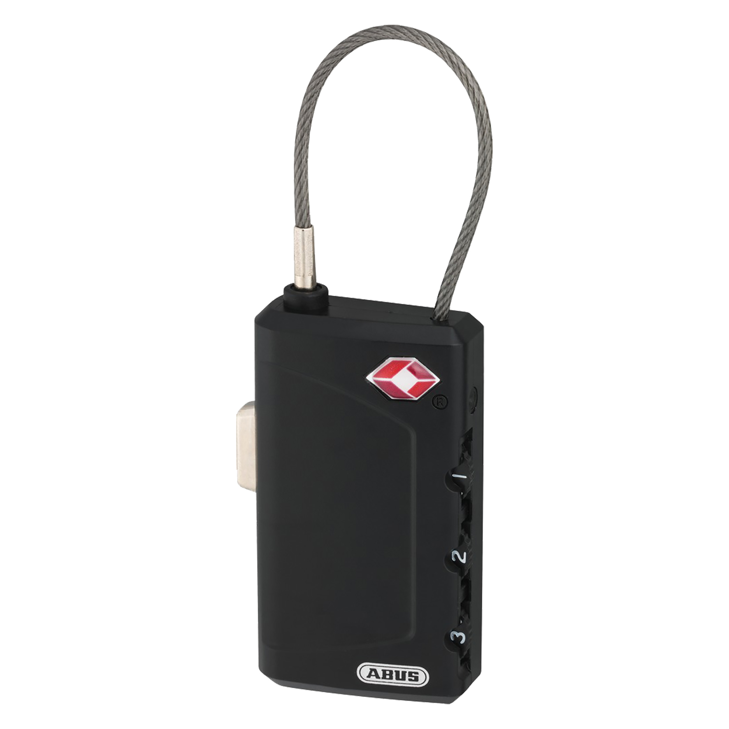 43.905.52 Abus  bagagehangslot type 148TSA/30 - 3-cijferig zwart 30 mm
