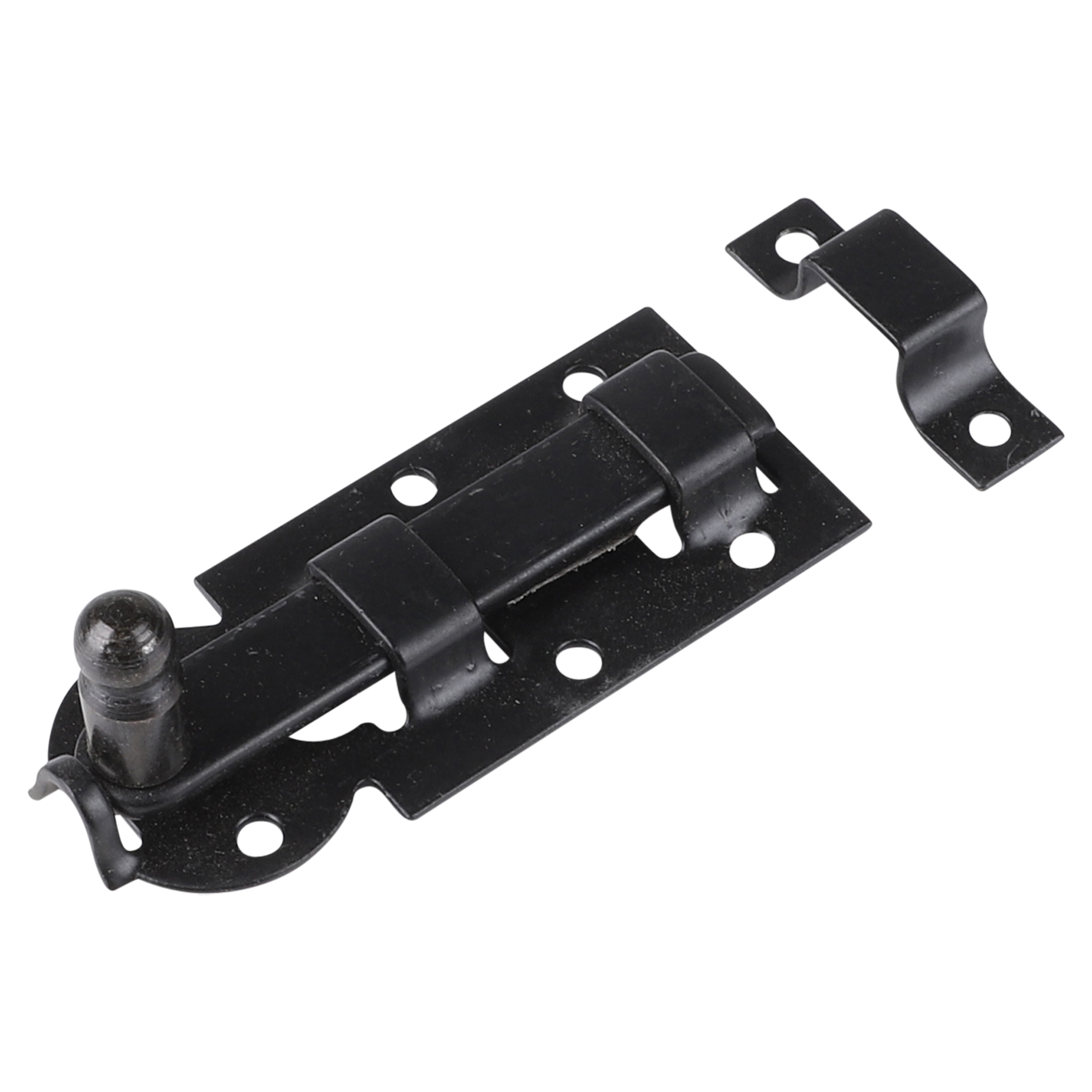 43.906.77 Starx  schuif vlak - met lip en lus - licht - verzinkt zwart 60 mm