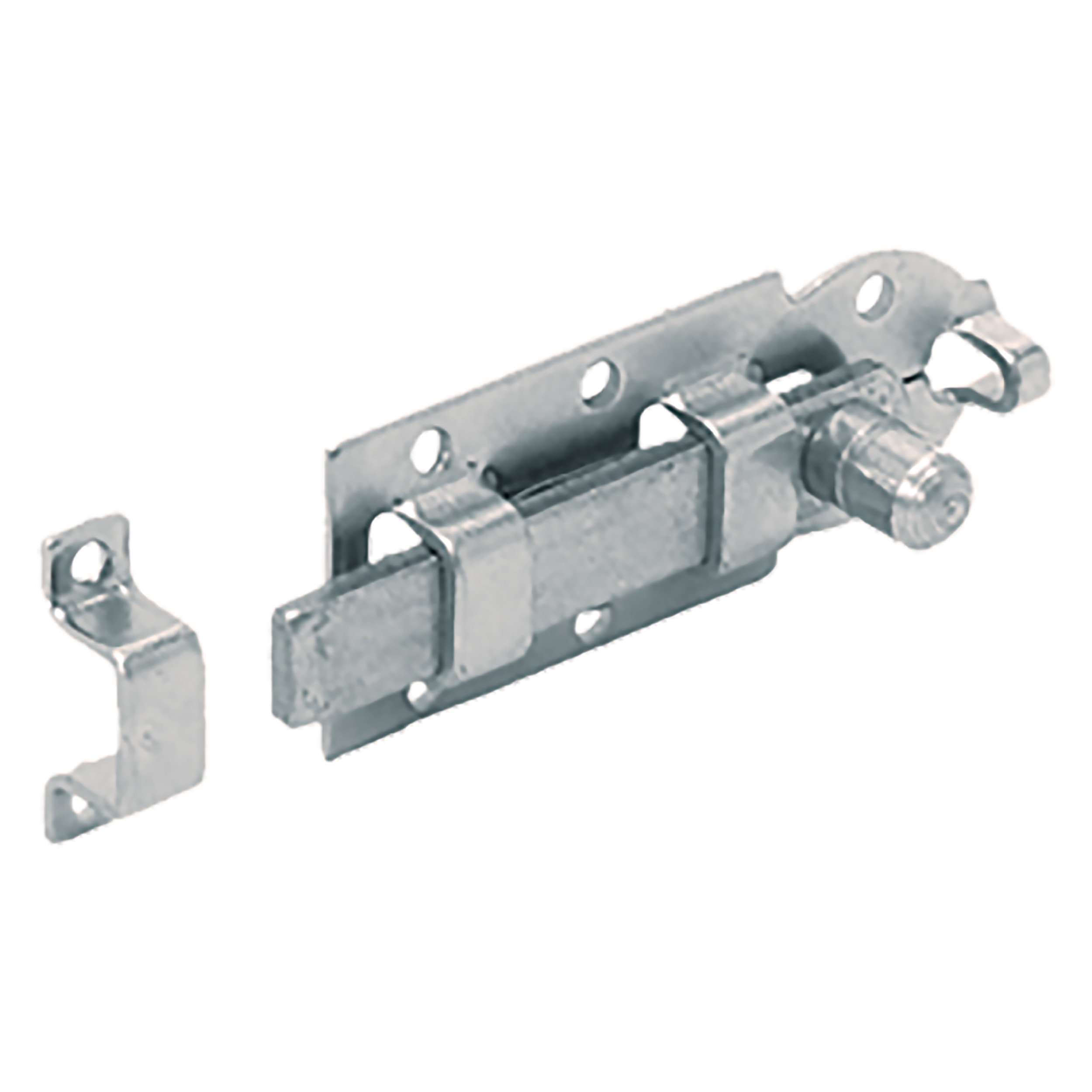 43.906.96 Starx  schuif vlak - met lip en lus - licht - verzinkt  80 mm